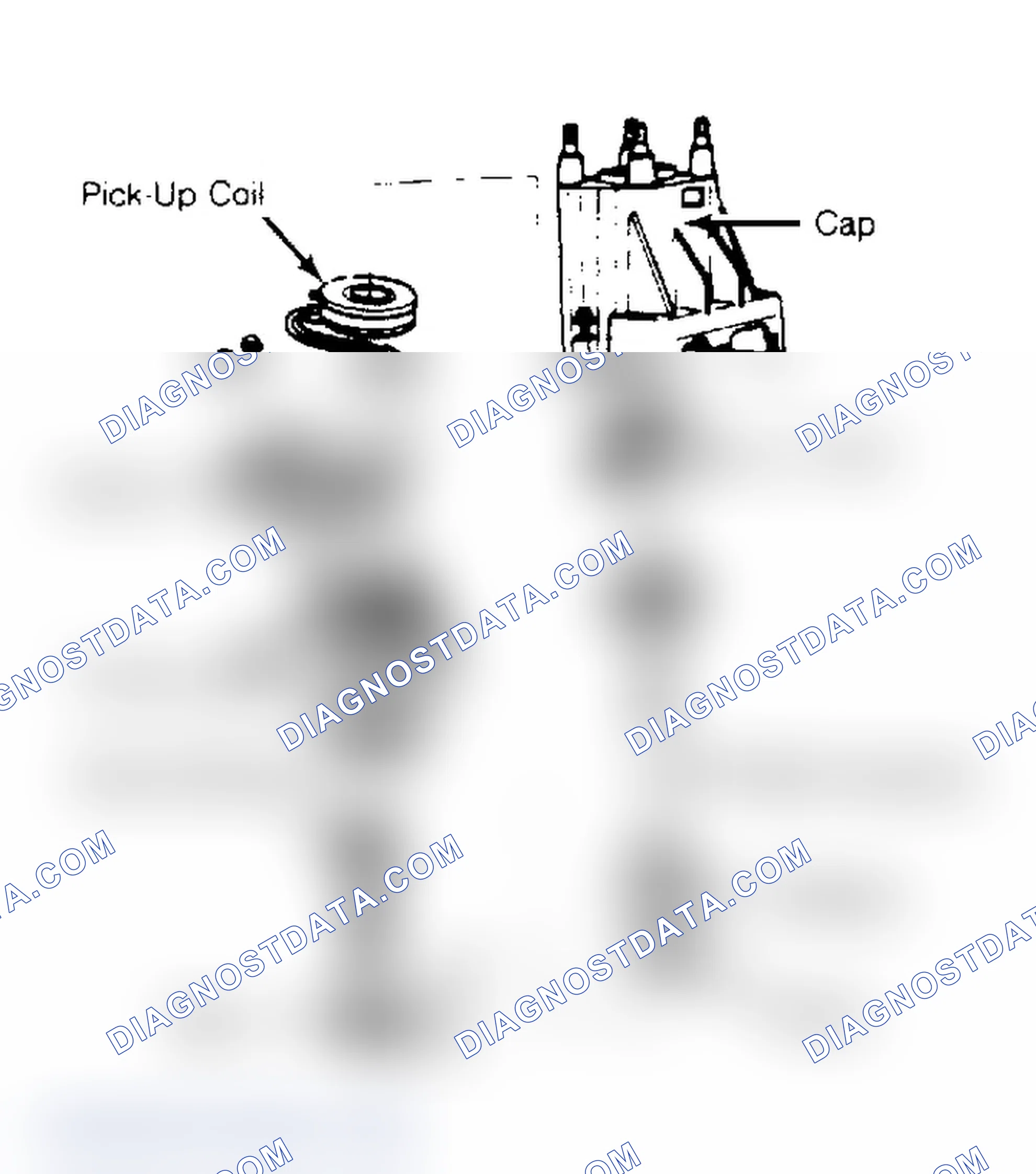 Scheme 2: HEI-EST Distributor Without Sealed Connector Timer core and pole piece have one tooth per cylinder.