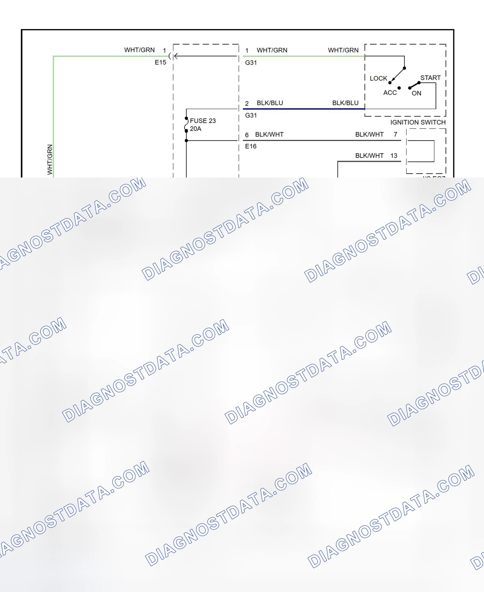 Scheme 1: Charging System Wiring Diagram (Esteem)