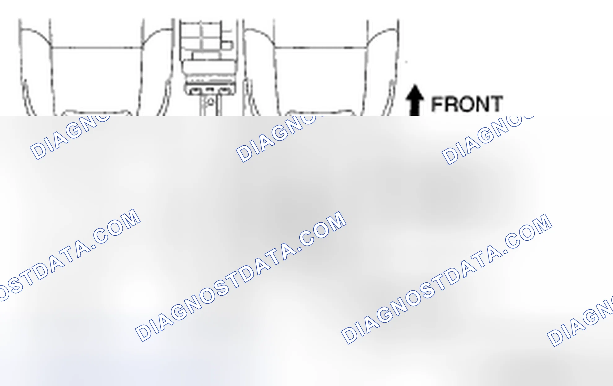 Scheme 27: When removing the rear heater duct No. 4 only