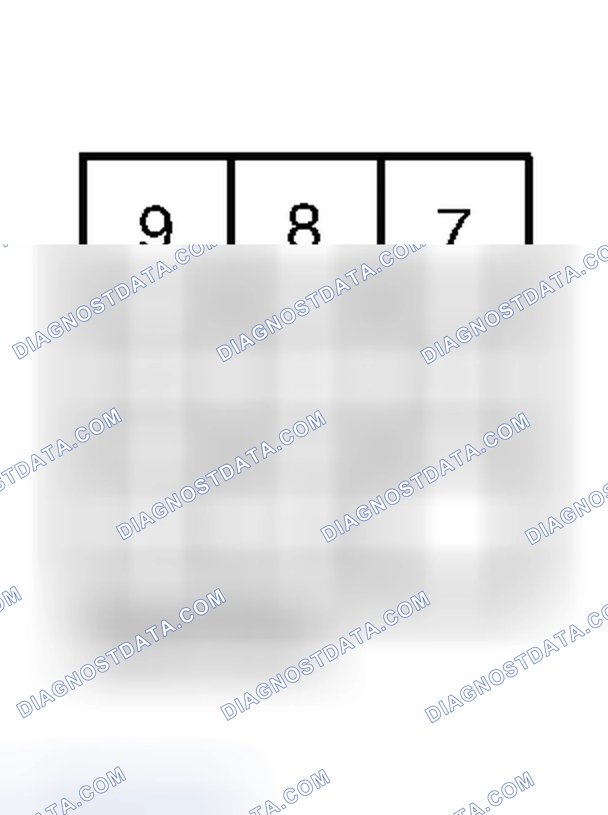 Scheme 9: Control Module Connector Terminal Identification (9-Pin Connector)