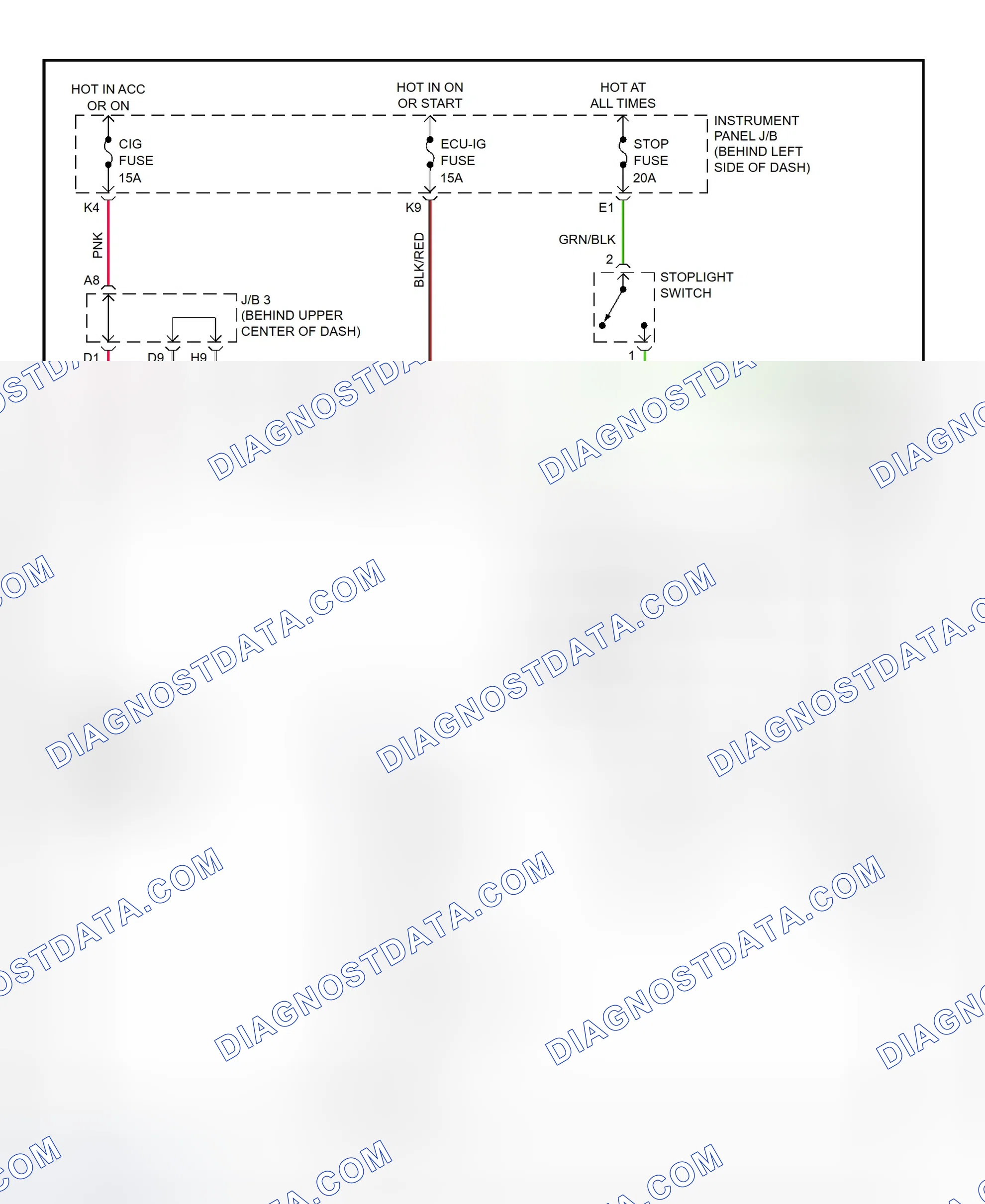 Scheme 272: Shift Interlock System Wiring Diagram (2001 - Lexus RX300)