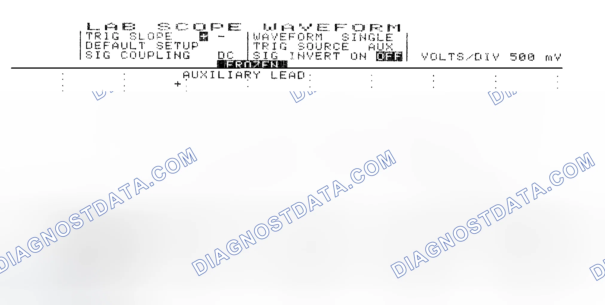 Scheme 14: Single Injector w/Excessive Current Flow - Current Pattern