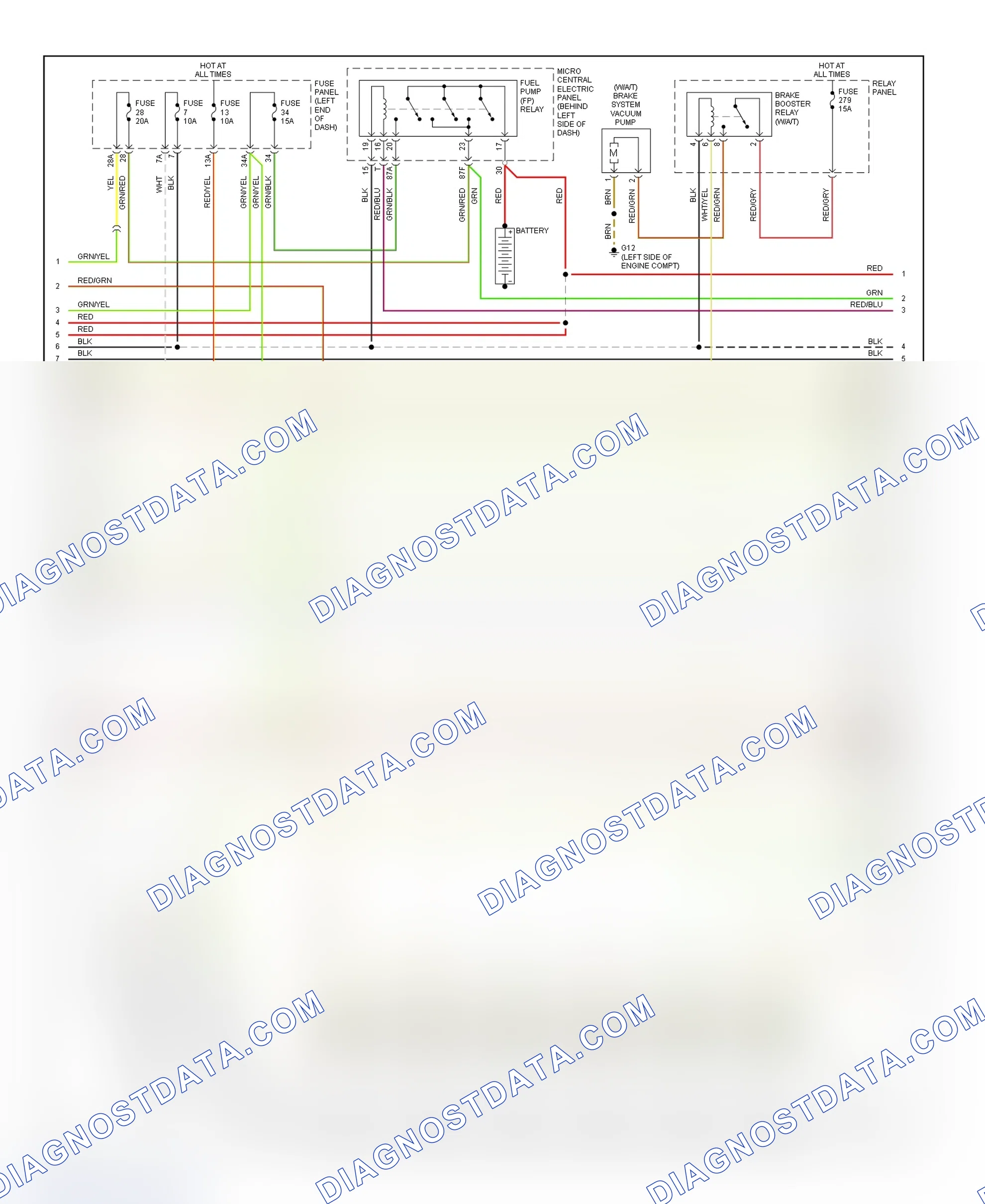 Scheme 15: Wiring Diagram (A6 3.0L - 3 Of 4)