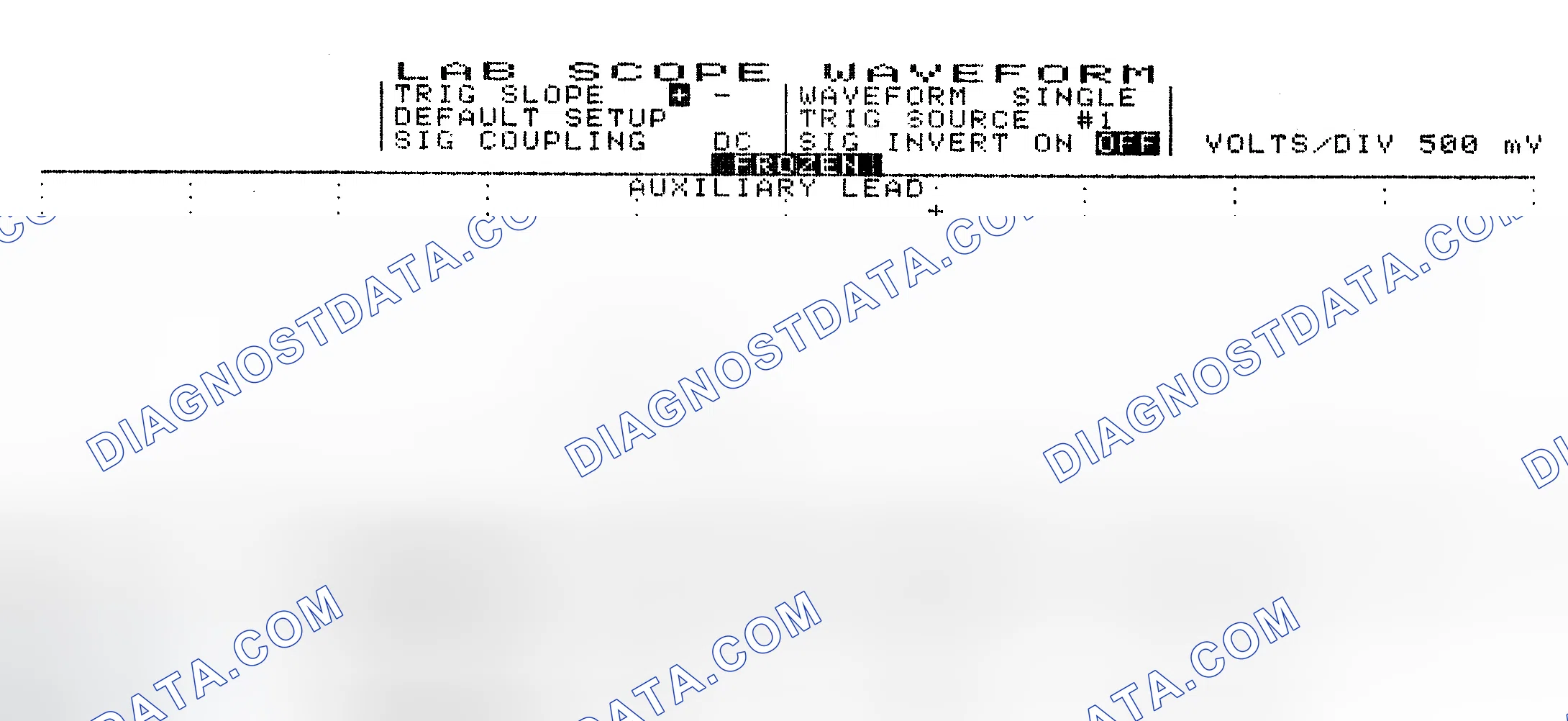 Scheme 10: Single Injector w/Excessive Current Flow - Current Pattern