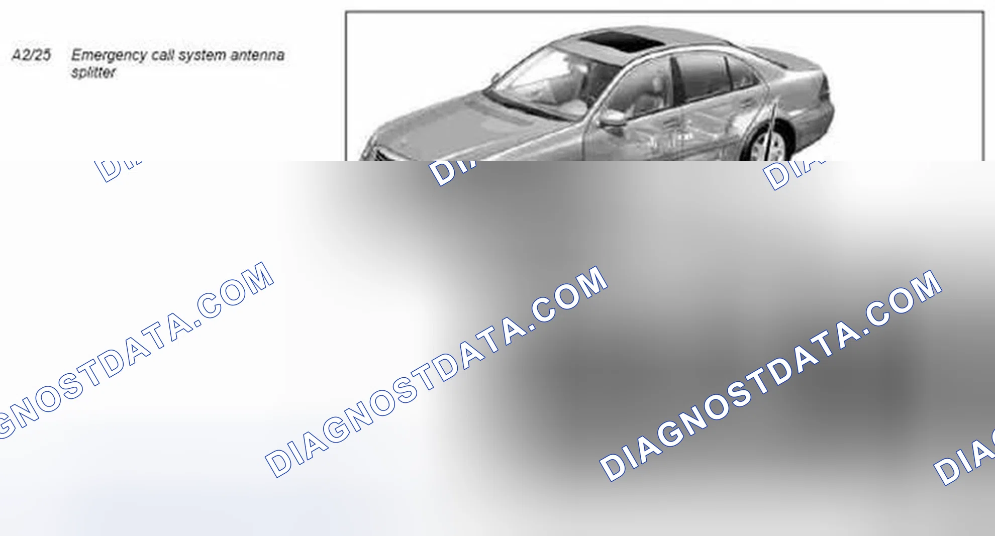 Scheme 10: Antenna splitter, component description - GF82.62-P-3136TM