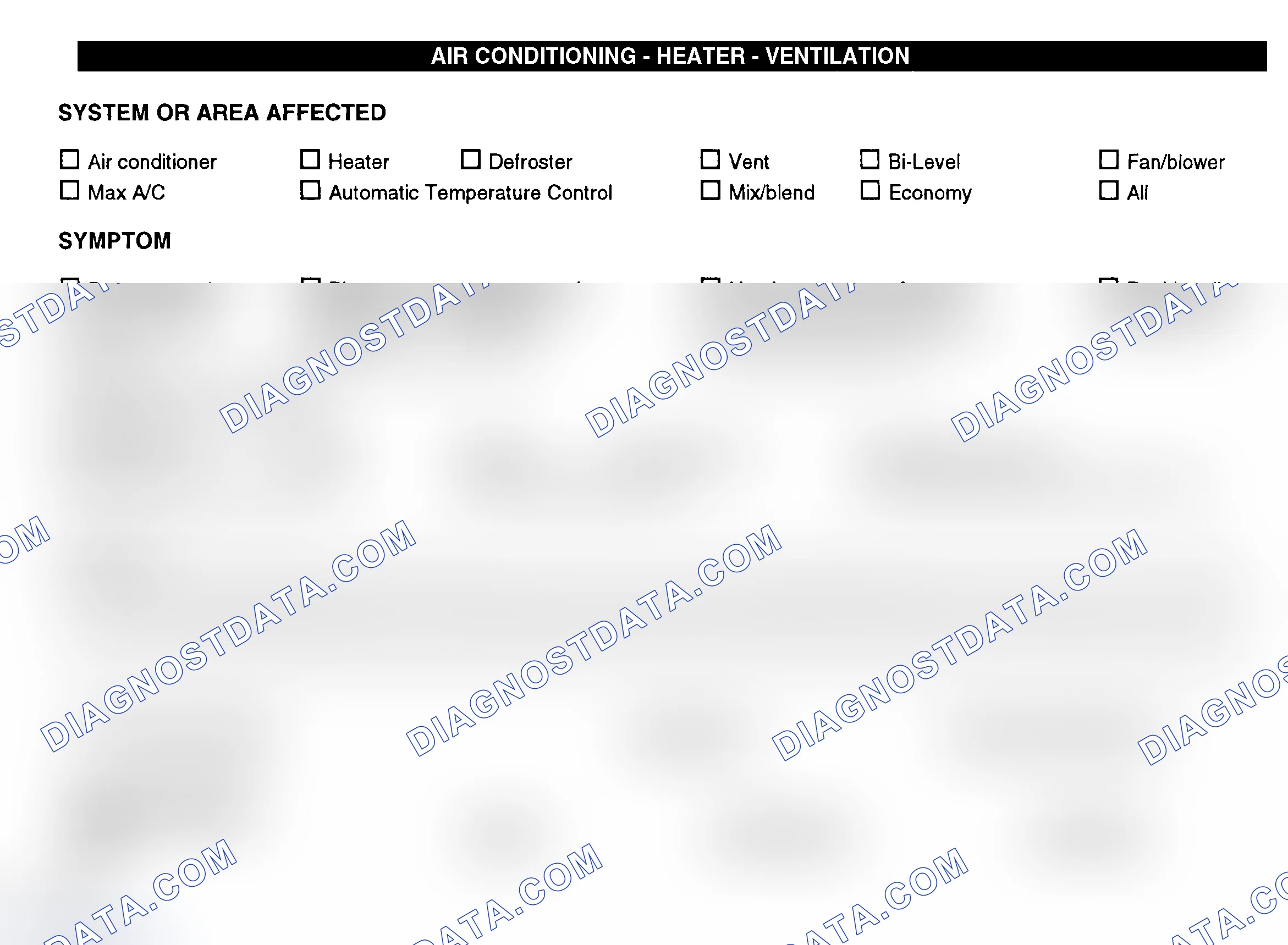 Scheme 8: Air Conditioning, Heater & Ventilation