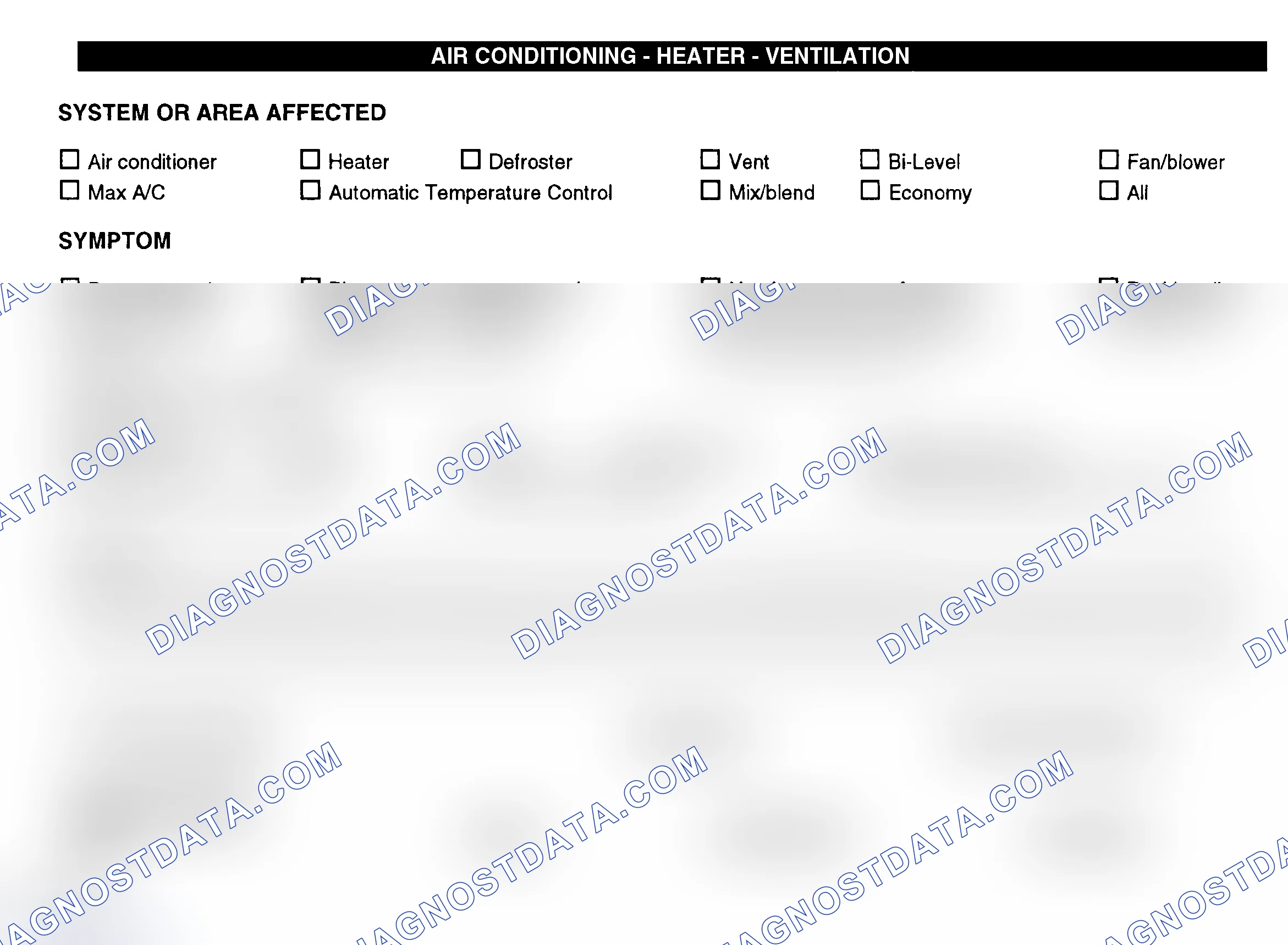 Scheme 8: Air Conditioning, Heater & Ventilation