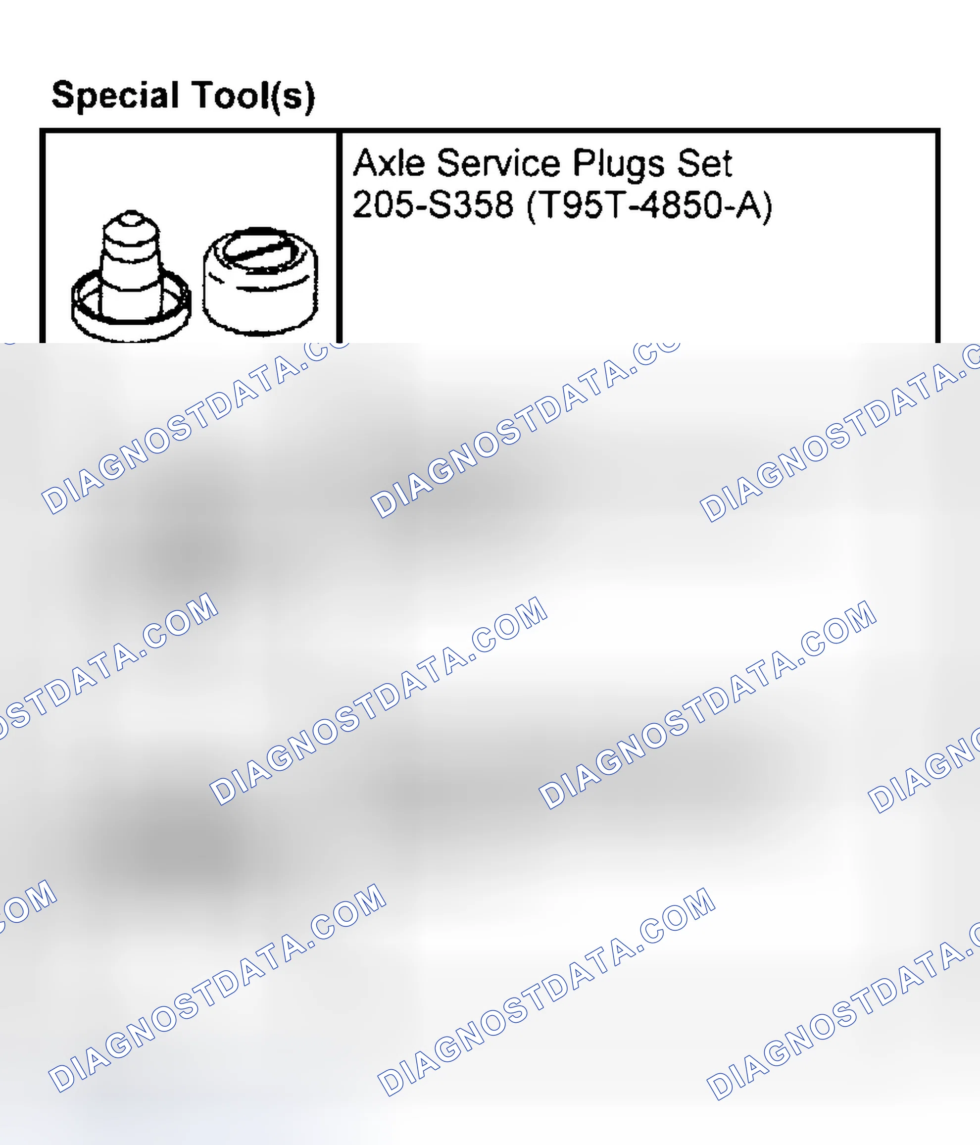 Scheme 1: SPECIAL TOOLS