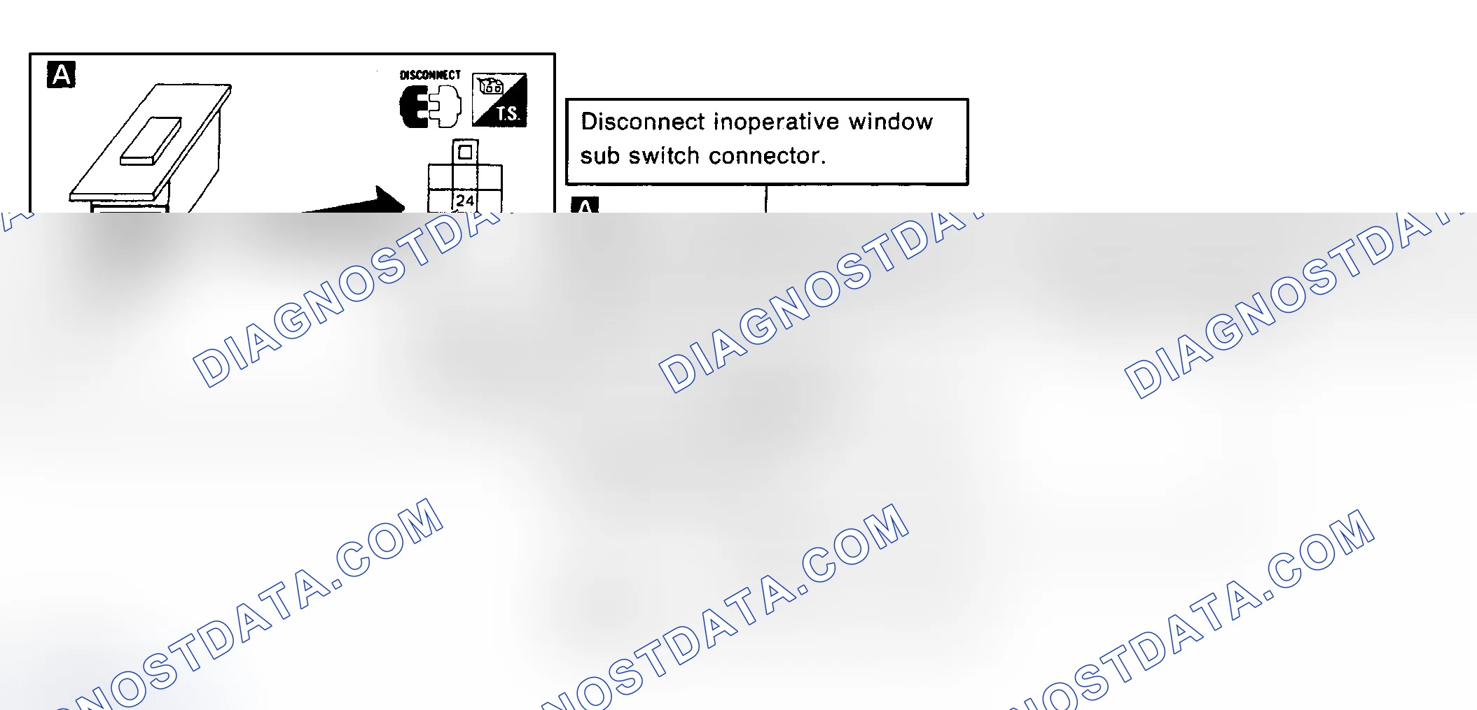 Scheme 7: TEST C: WINDOWS EXCEPT DRIVER'S DO NOT OPERATE BY SUB SWITCHES