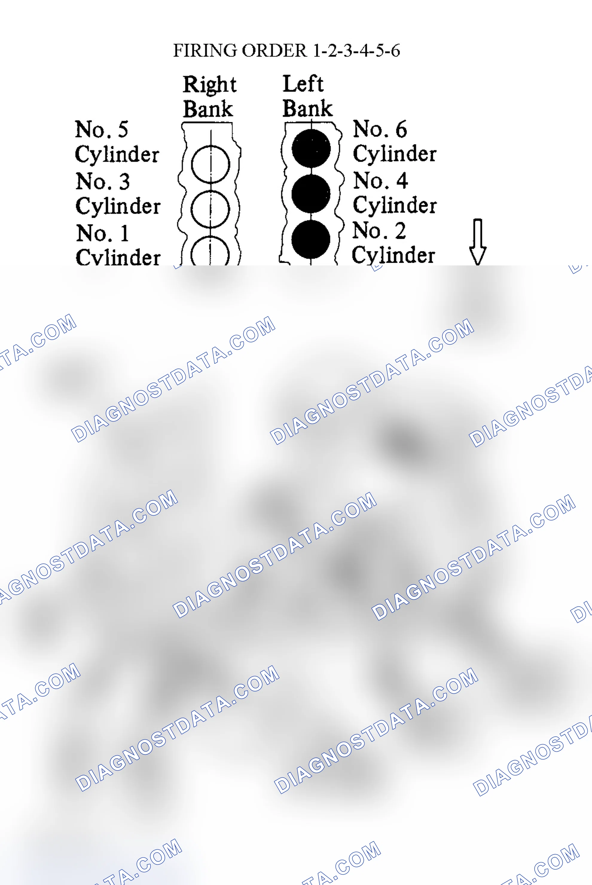 Scheme 8: Spark Plug Wire Routing (Tacoma 3.4L, Tundra 3.4L & 4Runner 3.4L)