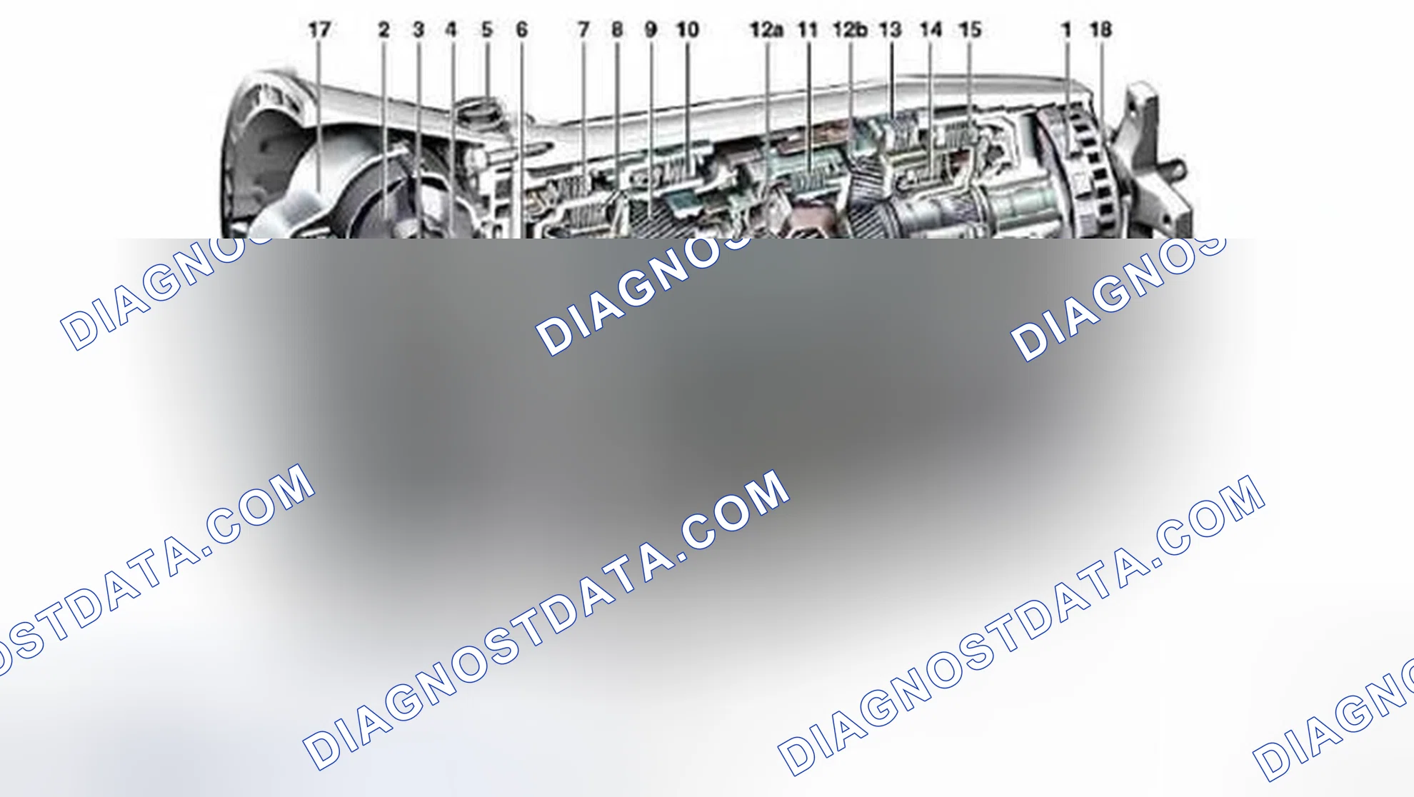 Scheme 69: Identifying Multi-Disk Clutch - Transmission 722.