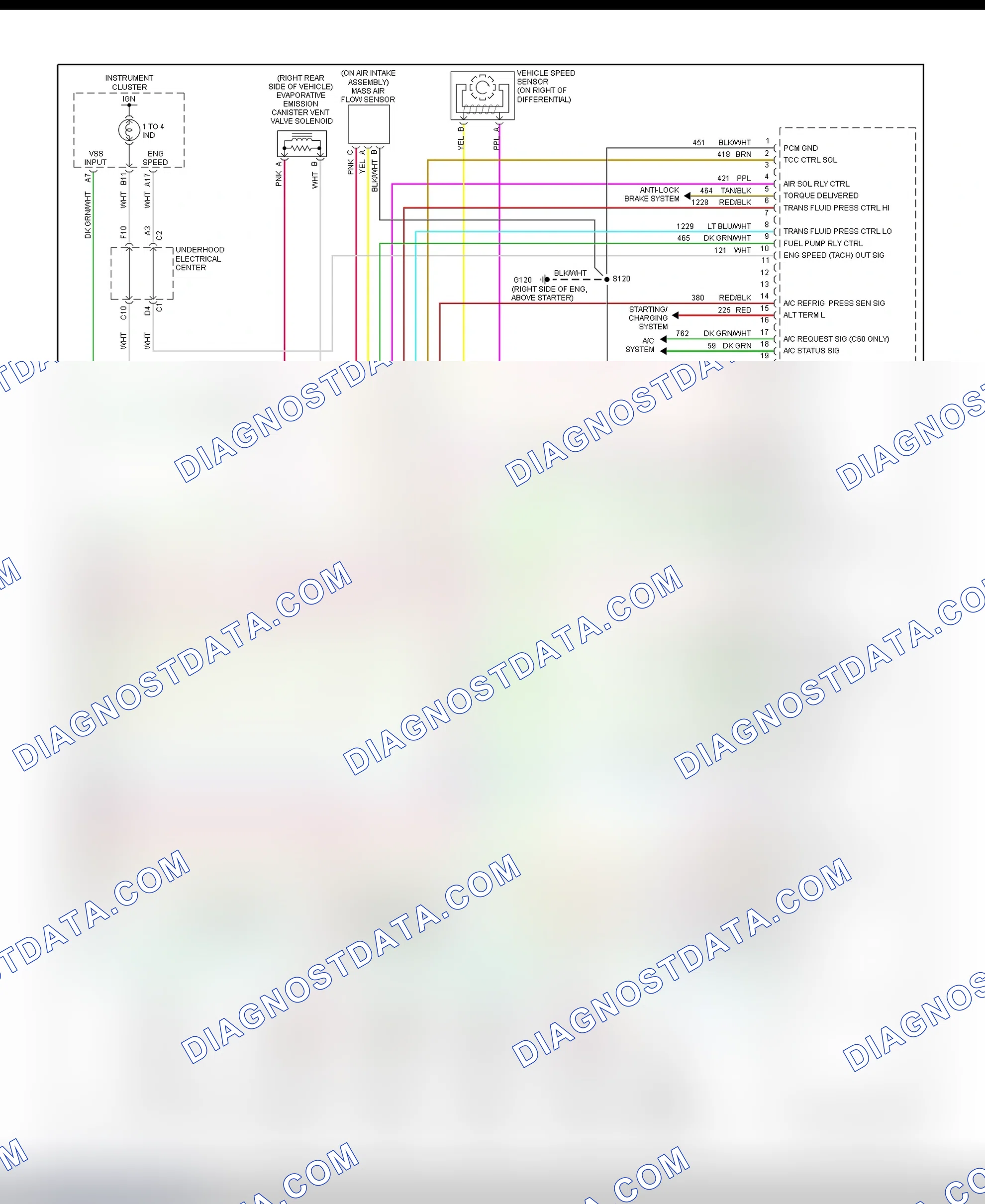 Scheme 73: PCM Wiring Diagram (Corvette - 5.7L - 4 Of 4)