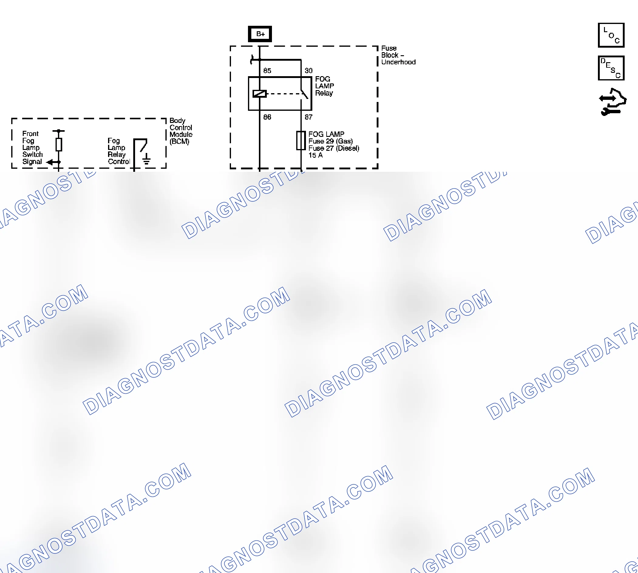 Scheme 4: Fog Lights Schematics