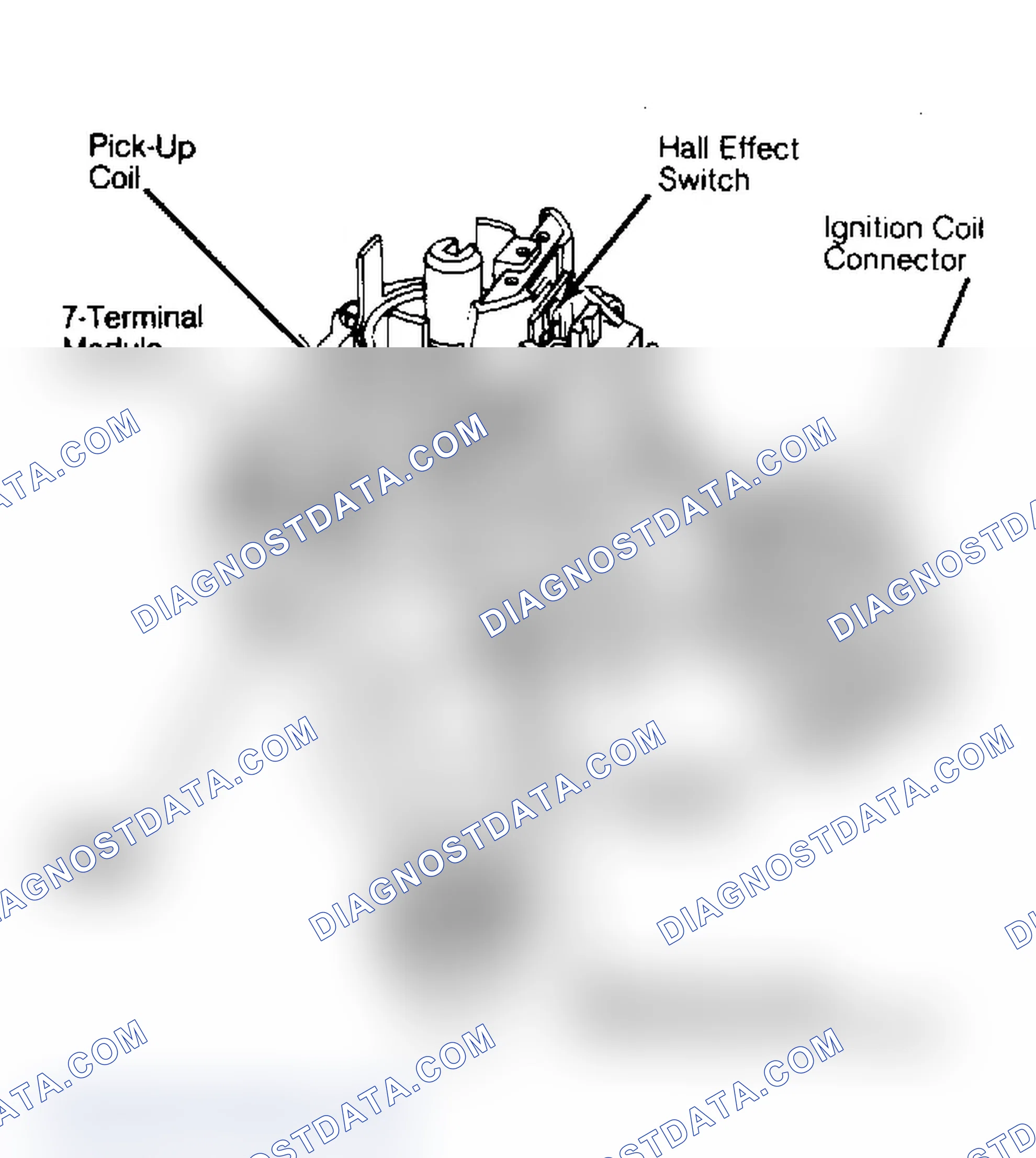 Scheme 8: HEI-EST Distributor with Hall Effect Switch External coil model is shown.