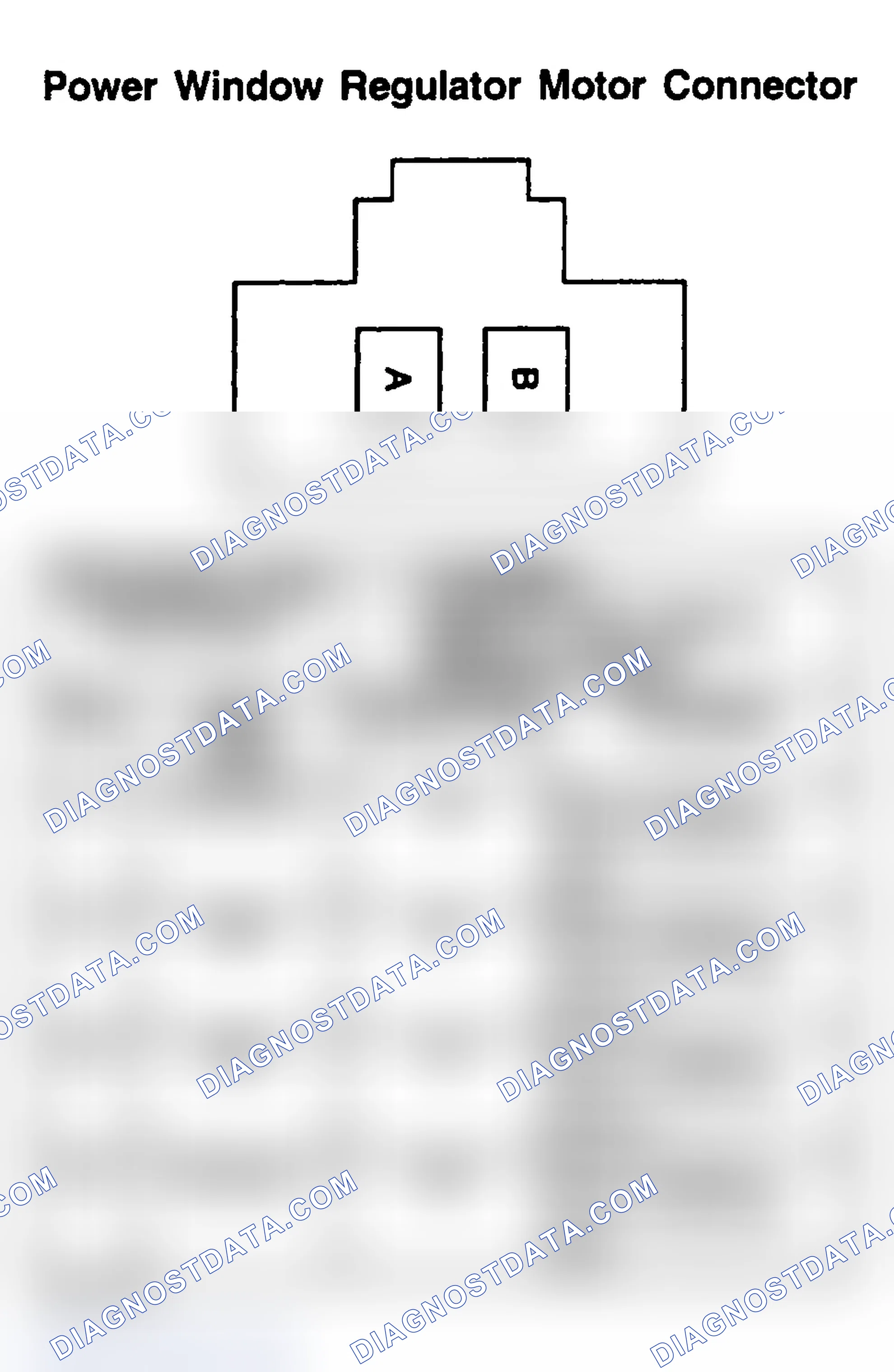 Scheme 225: POWER WINDOW REGULATOR MOTOR