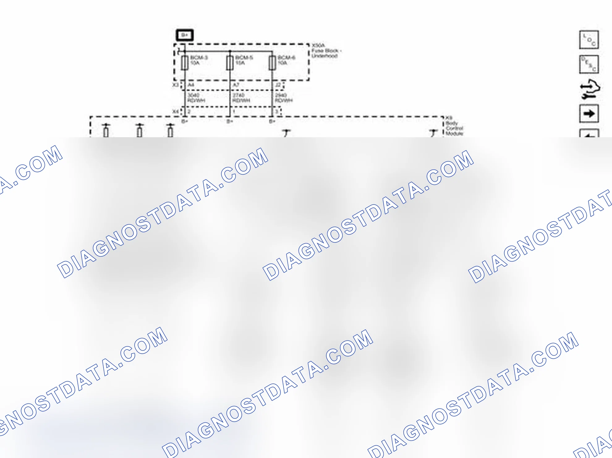 Scheme 5: Turn Signal Controls and Front Turn Signal Lamps Wiring Schematics