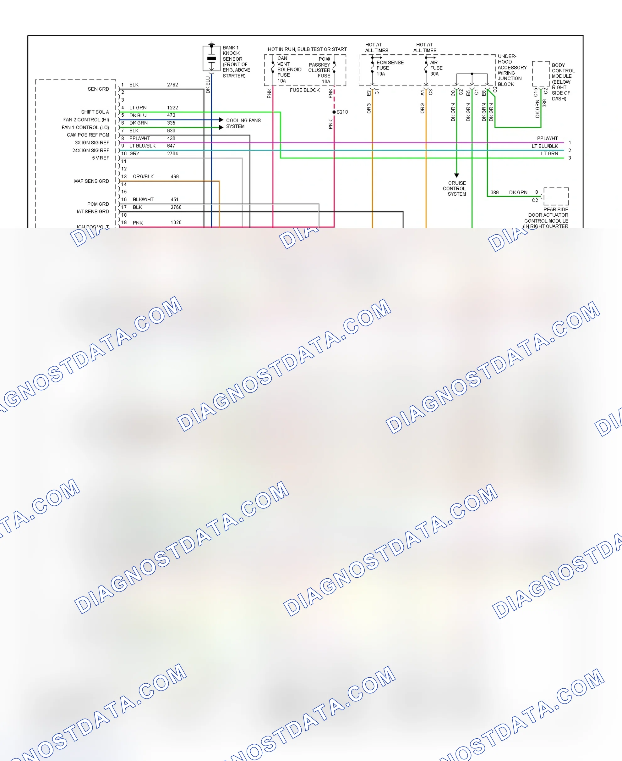 Scheme 137: PCM Wiring Diagram (Montana, Silhouette & Venture - 3.4L - 1 Of 4)