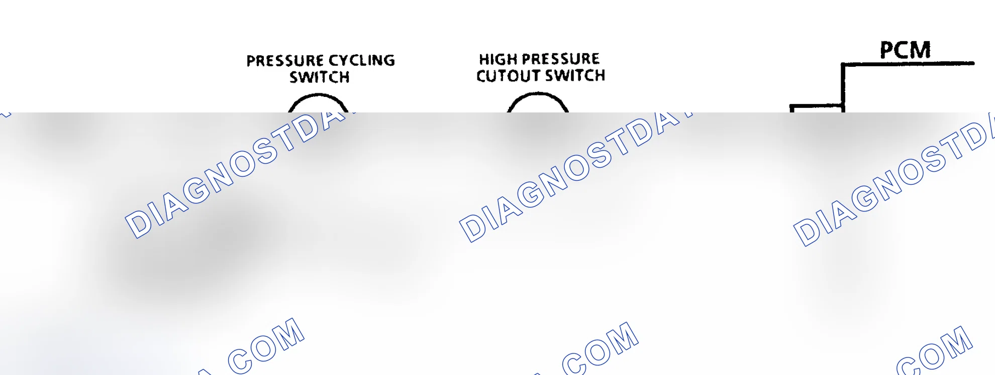 Scheme 3: A/C Request Signal Ckt. Diagnostic Schematic 4.3L, 5.0L, 5.7L, 7.4L