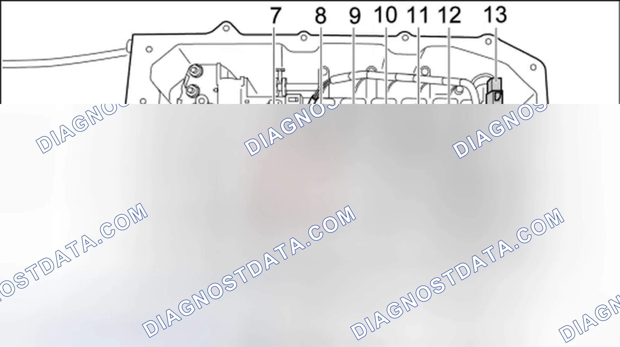 Scheme 199: Installing wiring harness in transmission