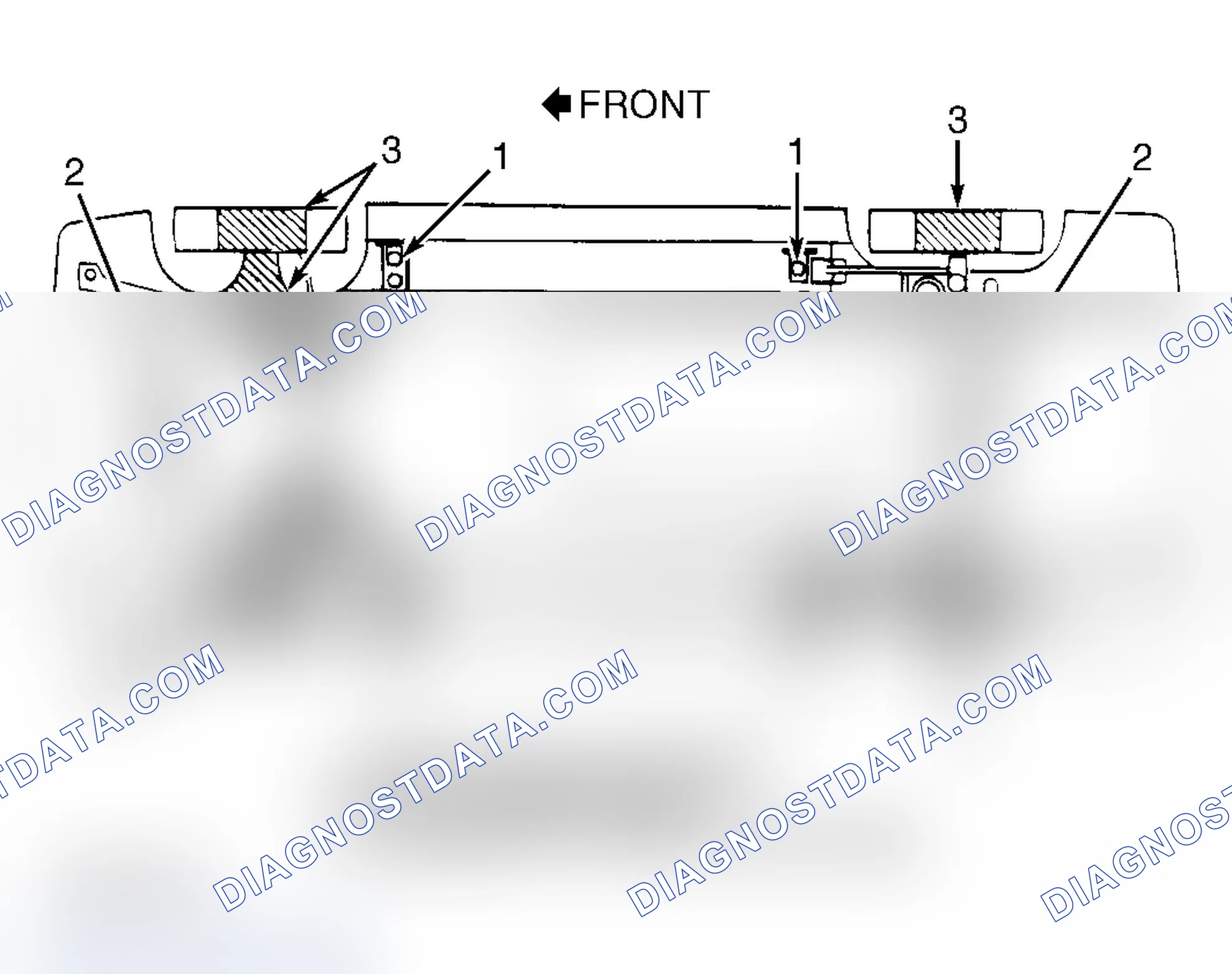 Scheme 15: Hoisting & Jacking Locations (Lumina APV, Silhouette, & Trans Sport) Courtesy of General Motors Corp.