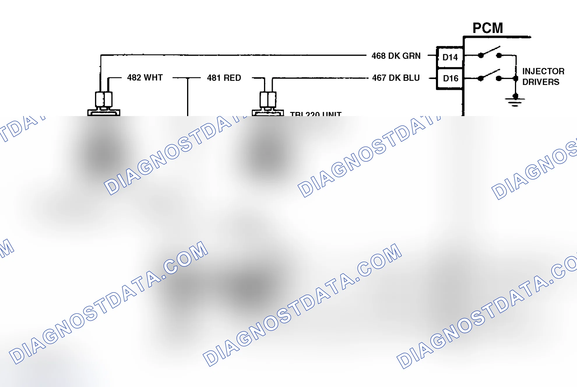 Scheme 162: Code 42 Schematic ("C" & "K" Series 5.0L M/T) Ignition Control