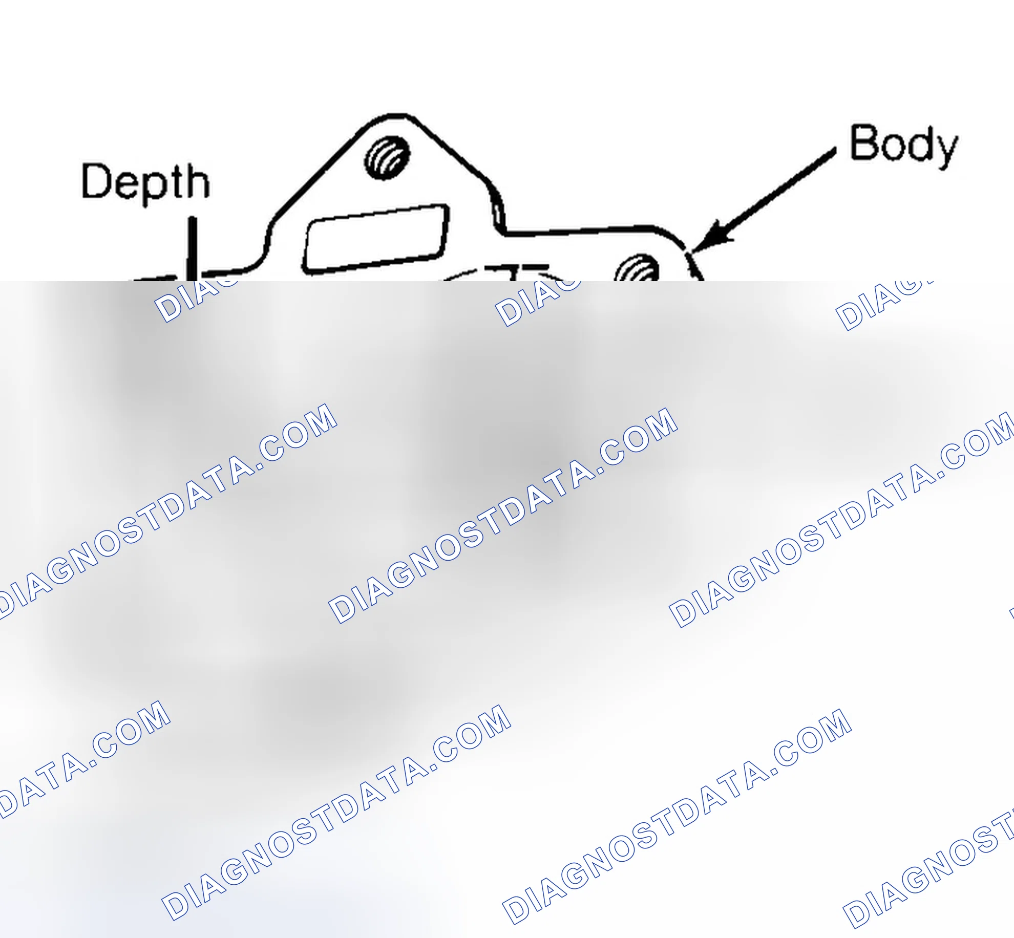 Scheme 35: Measuring Oil Pump Gear Cavity