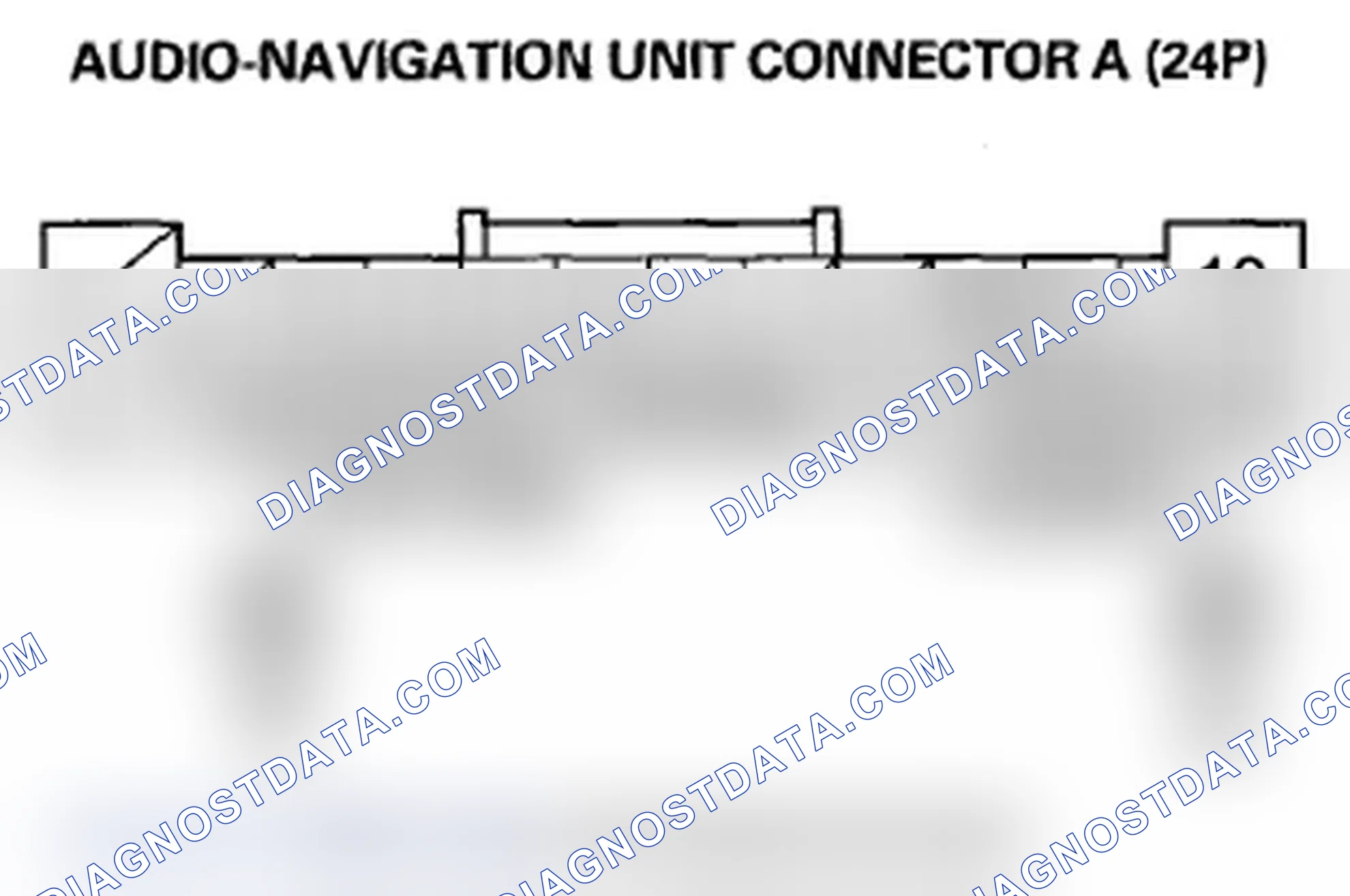 Scheme 108: Audio unit power switch will not turn on (No information display and no sound) (with navigation)