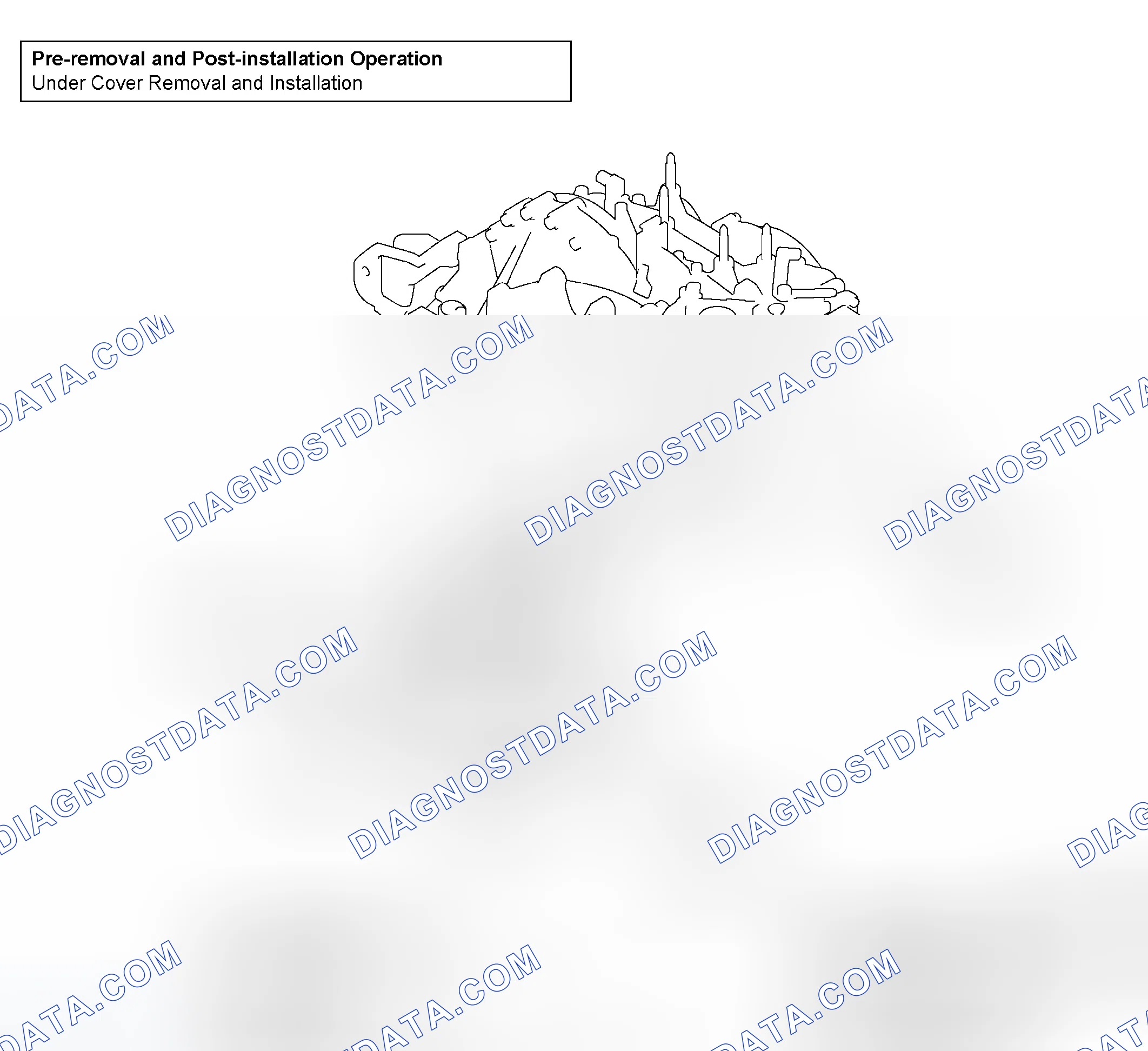 Scheme 4: REMOVAL AND INSTALLATION < 3.8L ENGINE >