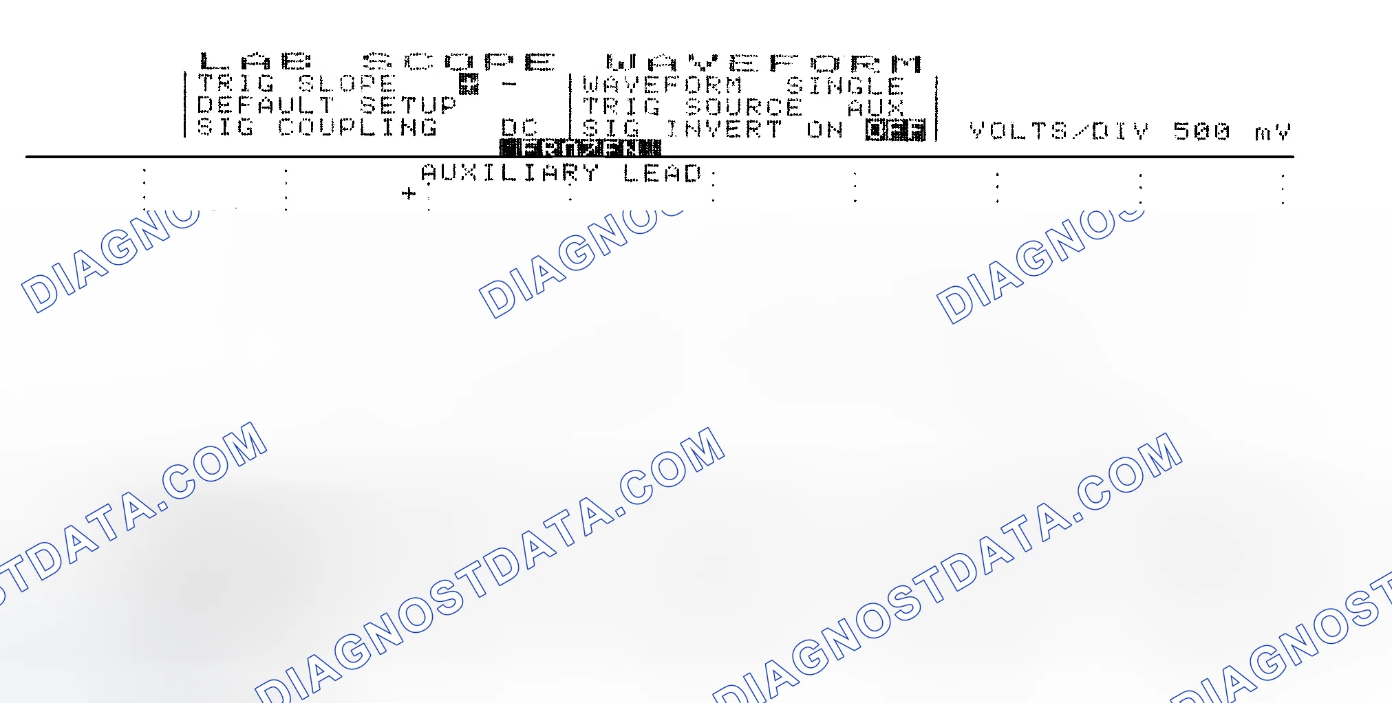 Scheme 14: Single Injector w/Excessive Current Flow - Current Pattern