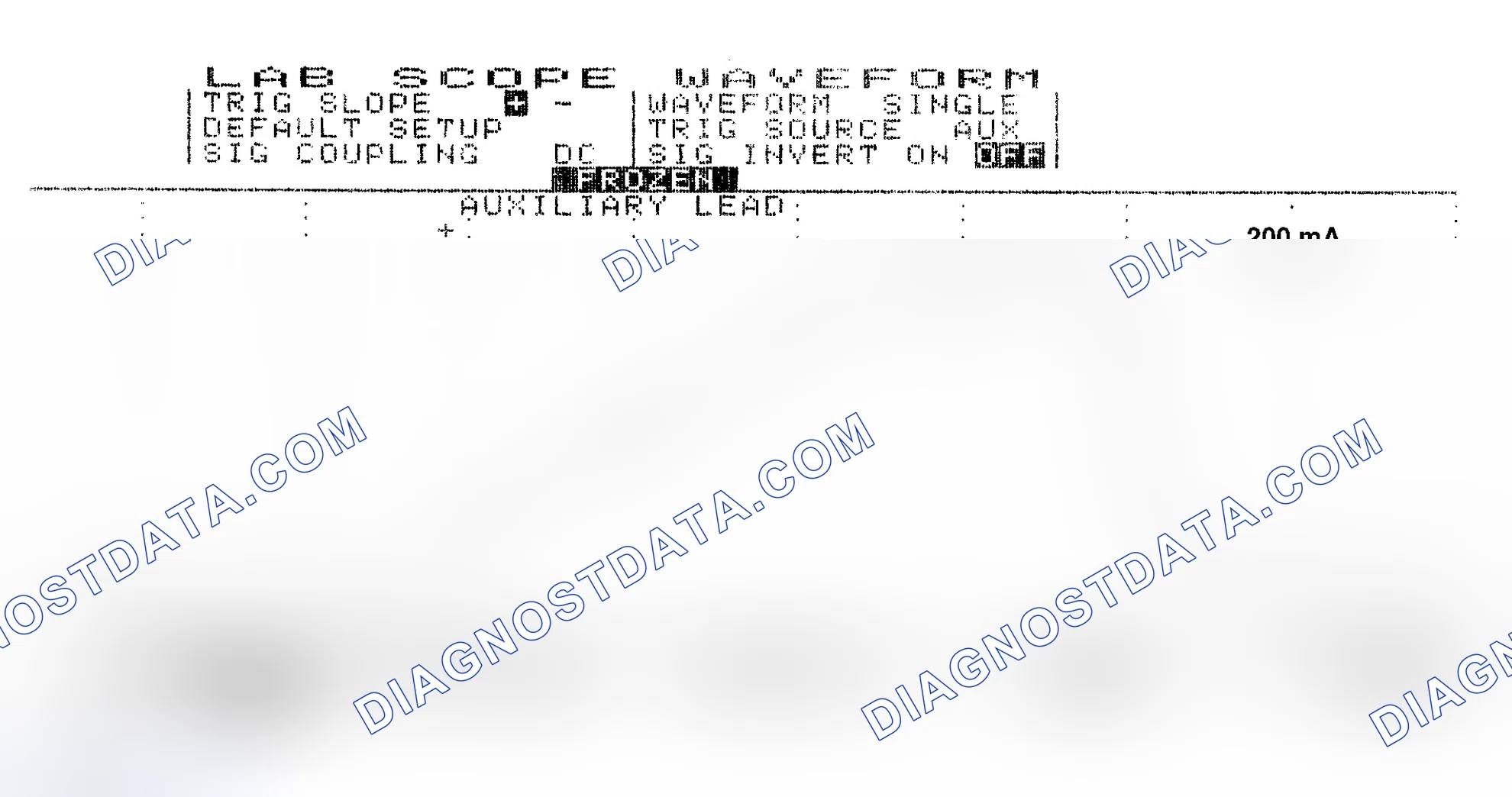 Scheme 13: Single Injector w/Normal Current Flow - Current Pattern