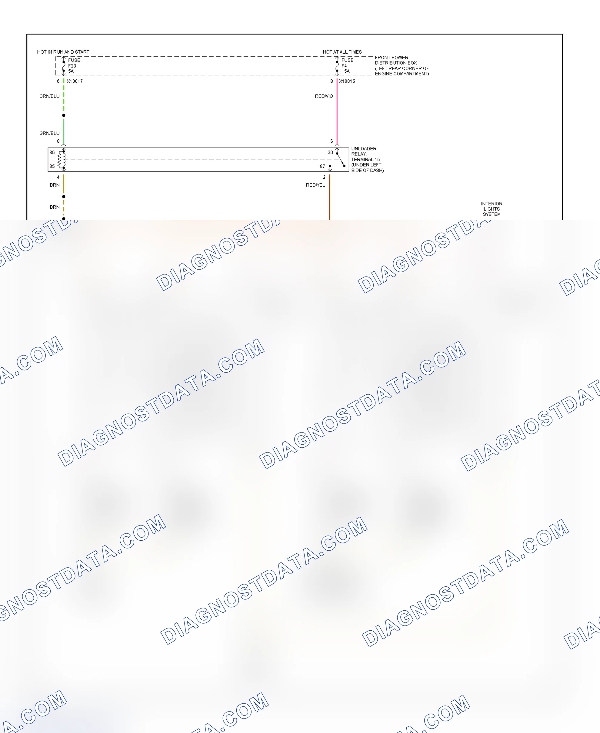 Scheme 11: Heated Seats System Wiring Diagram (1994-95)