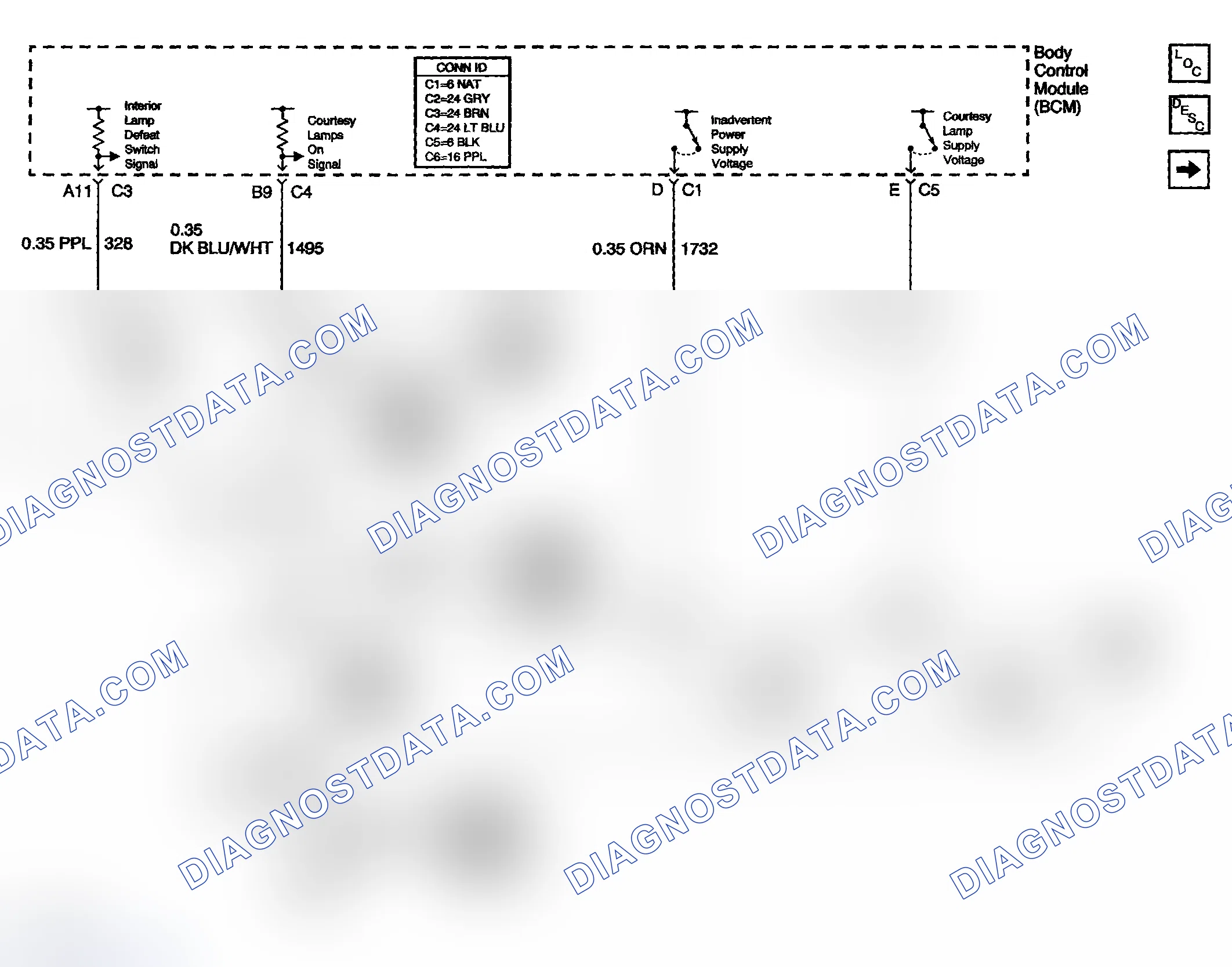 Scheme 26: Interior Lights Schematics