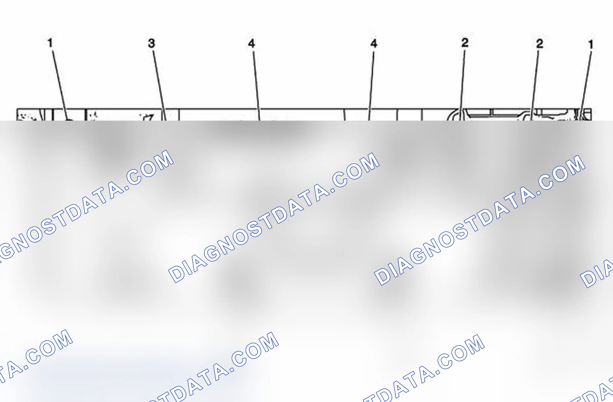 Scheme 134: Right Cylinder Head Exhaust Face (LF1)