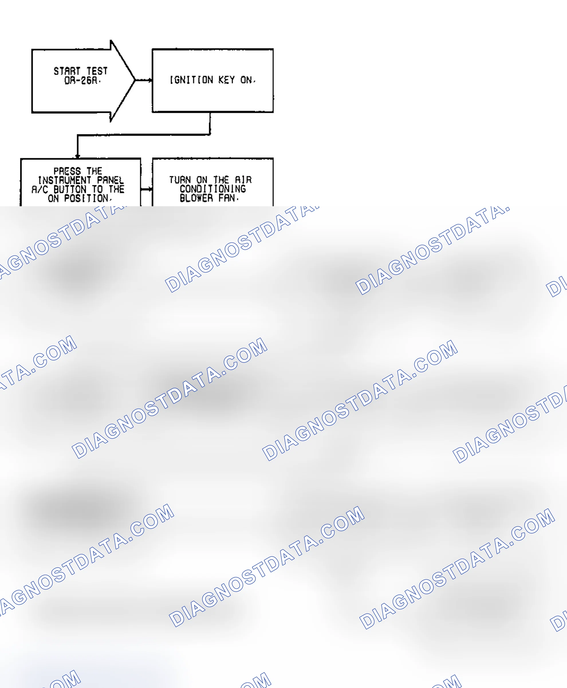 Scheme 662: Test DR-26A Code 33, (1 of 3) A/C Clutch Relay Circuit