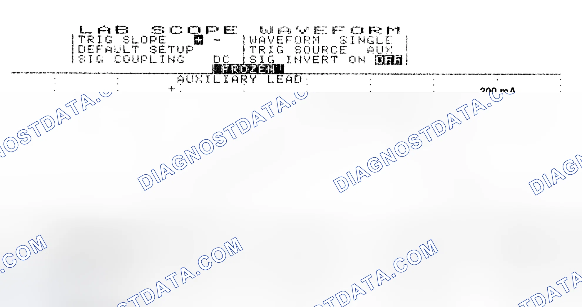 Scheme 13: Single Injector w/Normal Current Flow - Current Pattern