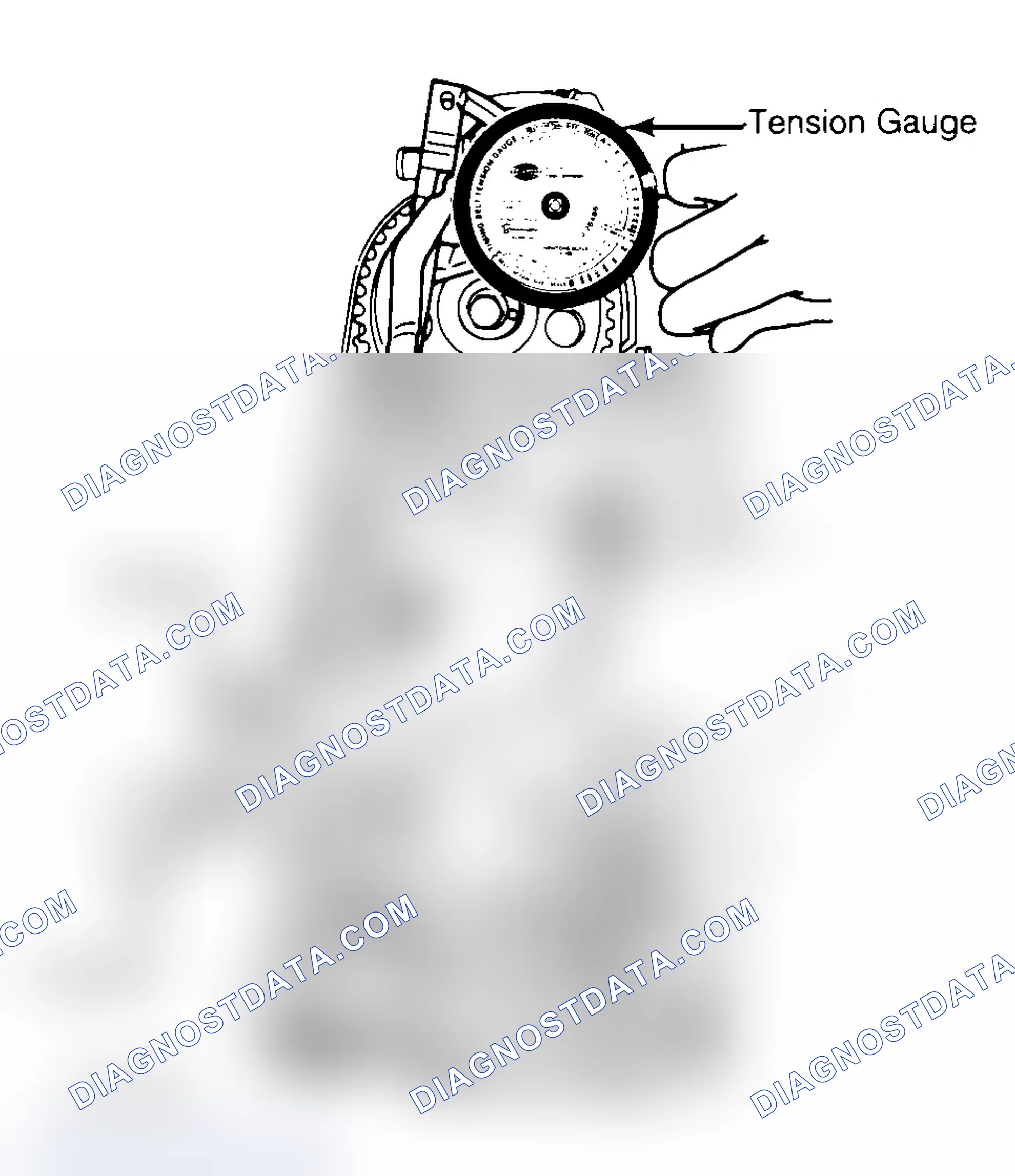 Scheme 28: Adjusting Typical Timing Belt Tension