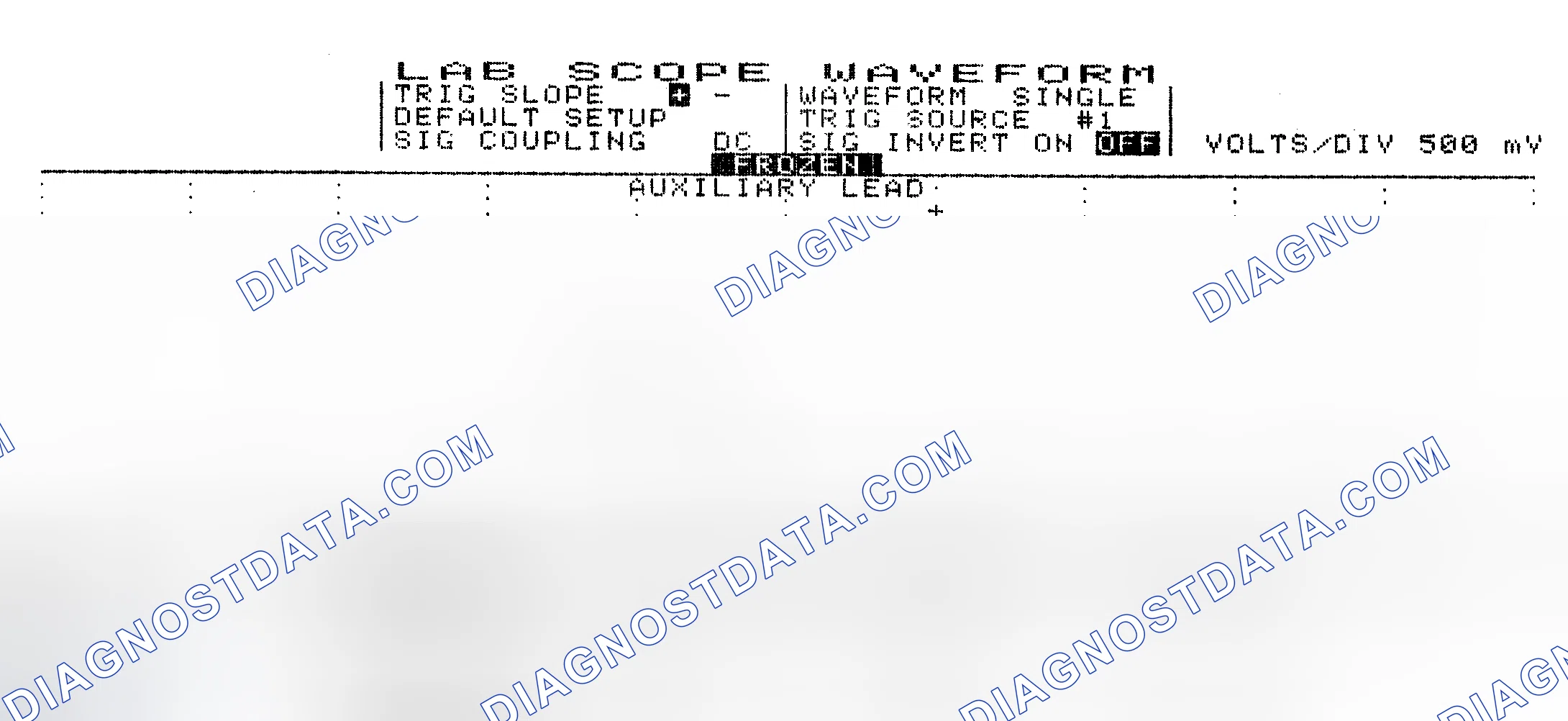 Scheme 10: Single Injector w/Excessive Current Flow - Current Pattern