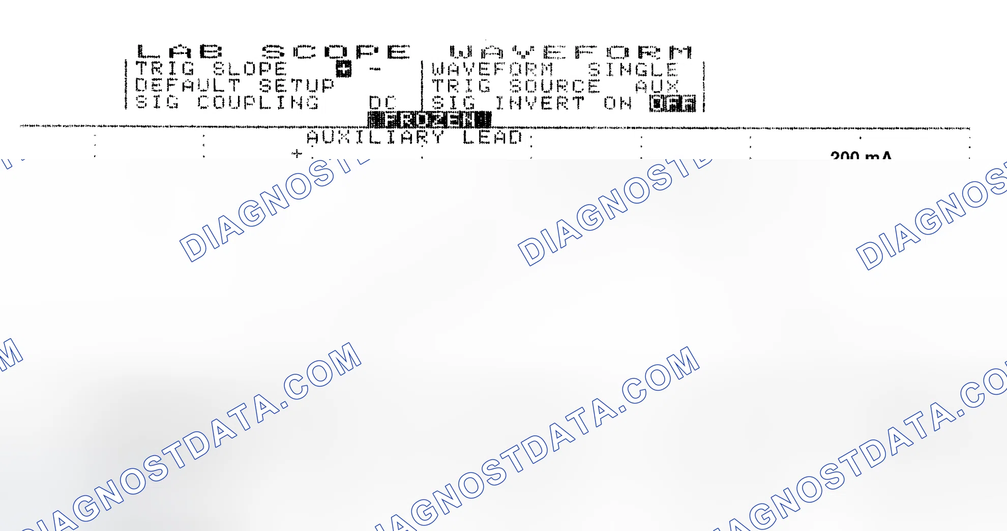 Scheme 13: Single Injector w/Normal Current Flow - Current Pattern