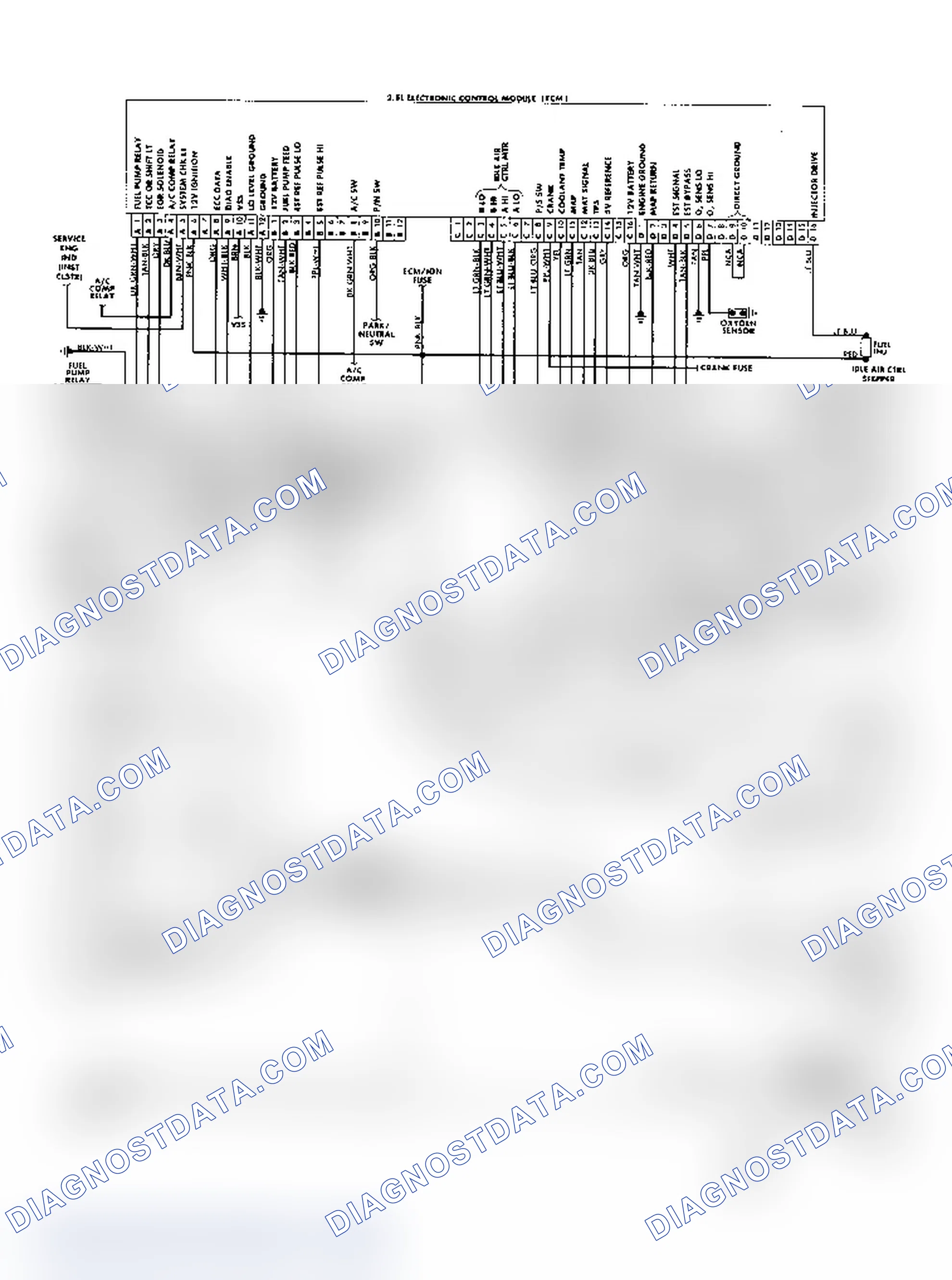 Scheme 158: "S/T" Series (2.5L) Wiring Diagram