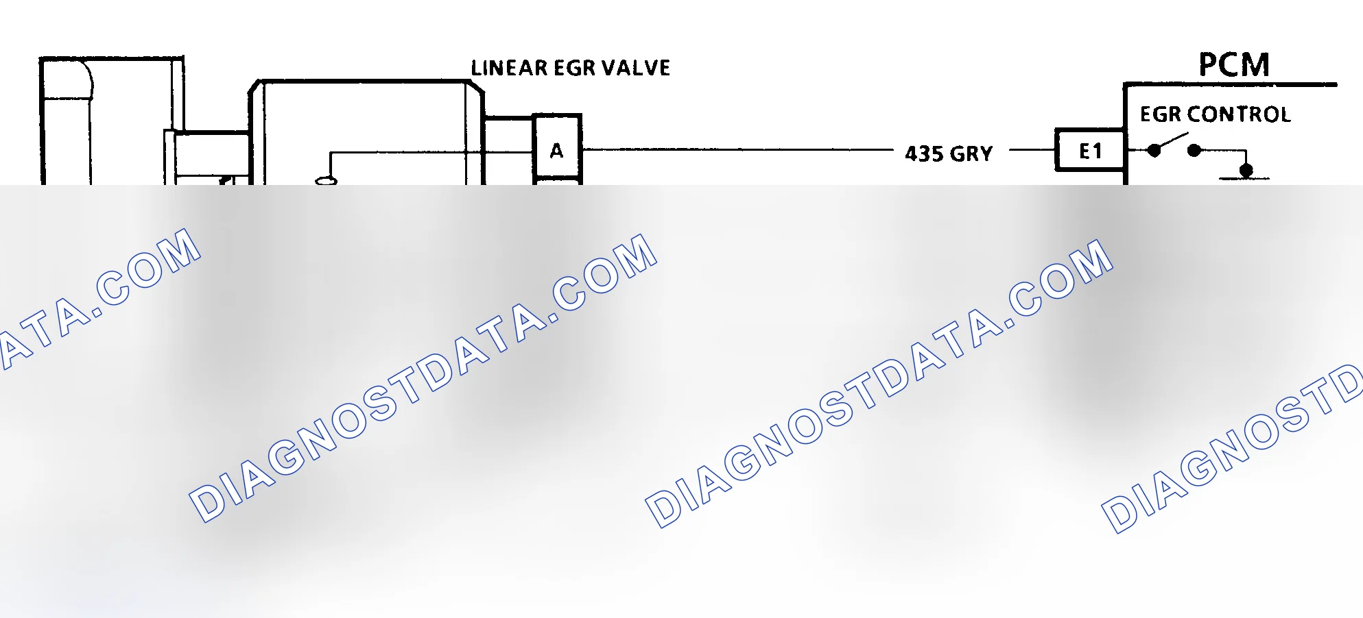 Scheme 254: Code 32 Schematic ("C" & "K" Series A/T) EGR Circuit Error With Linear EGR