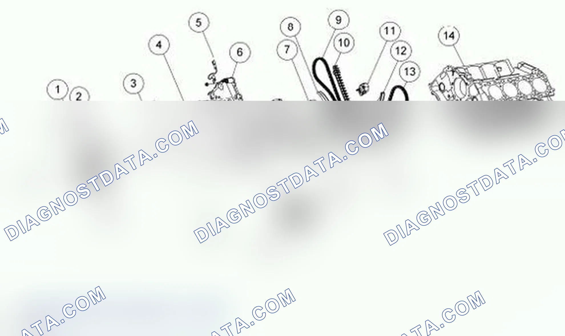 Scheme 231: 5.4L (2V) Engine - Front End