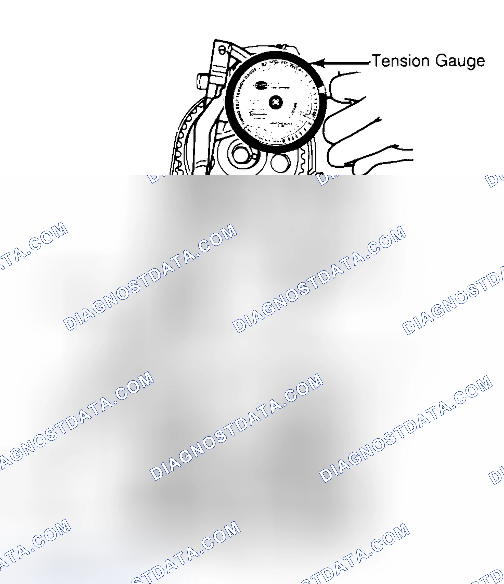 Scheme 3: Adjusting Typical Timing Belt Tension