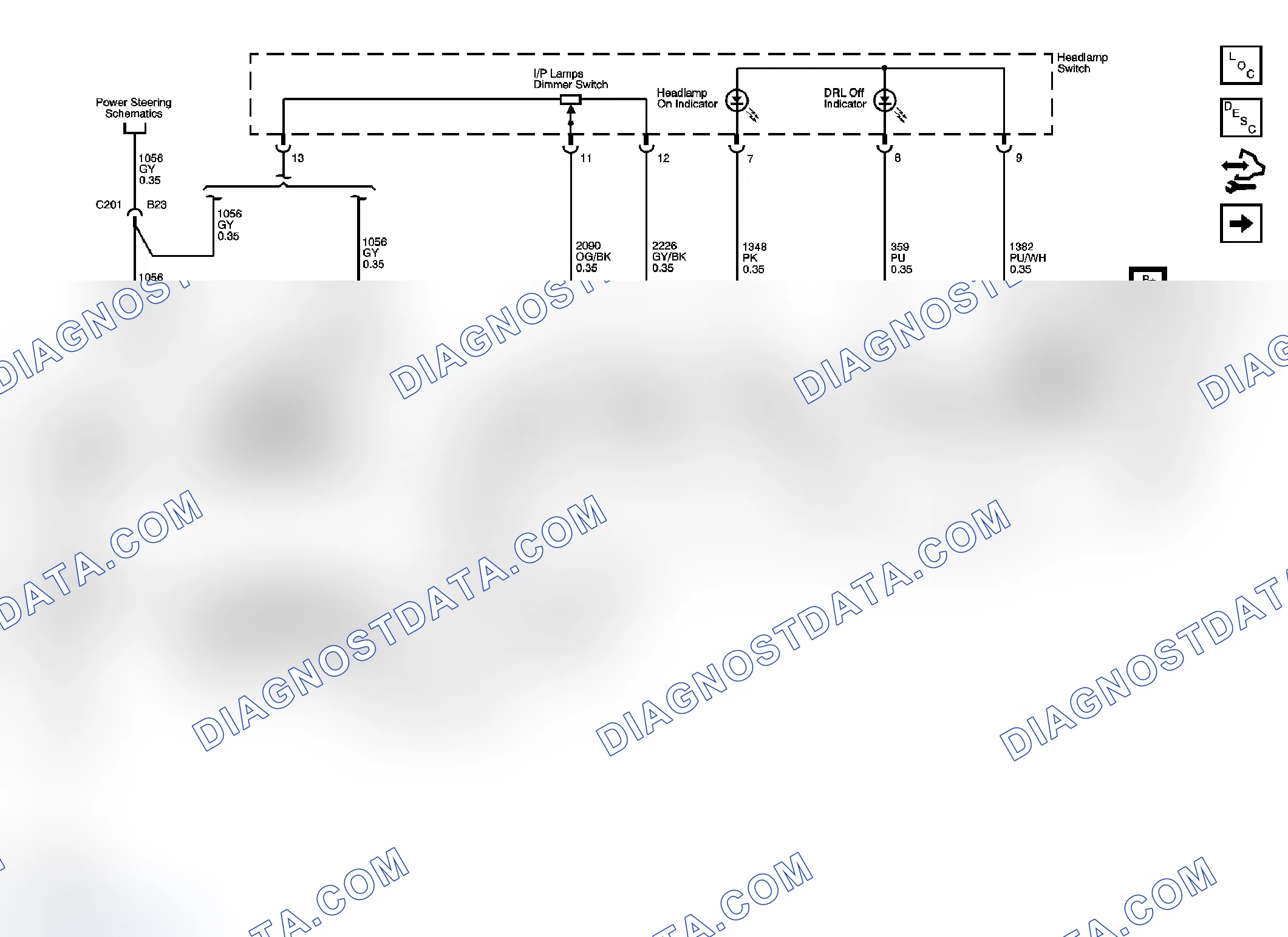 Scheme 27: Interior Lights Dimming Schematics