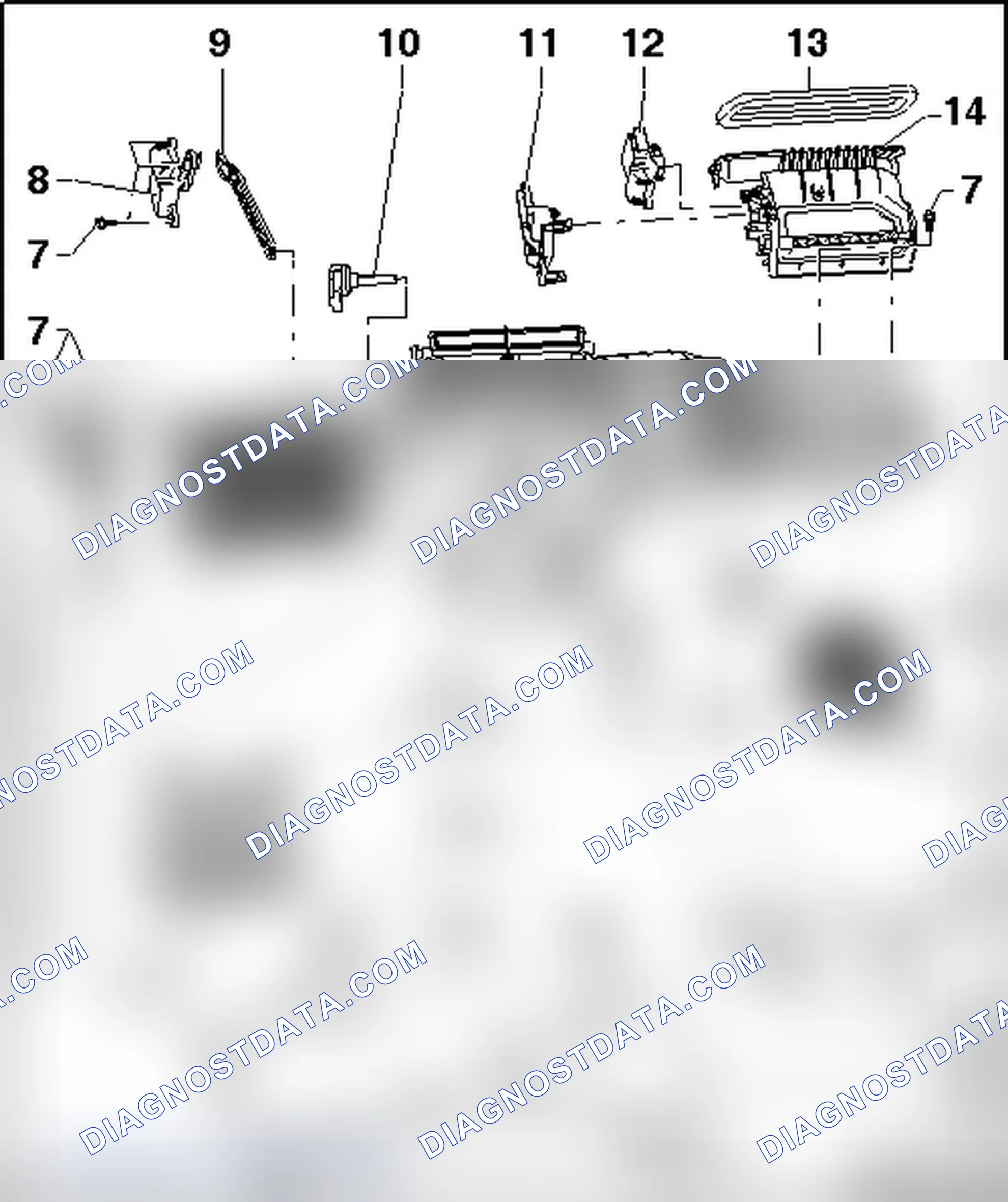 Scheme 125: ATTACHMENTS - MANUALLY REGULATED A/C SYSTEM