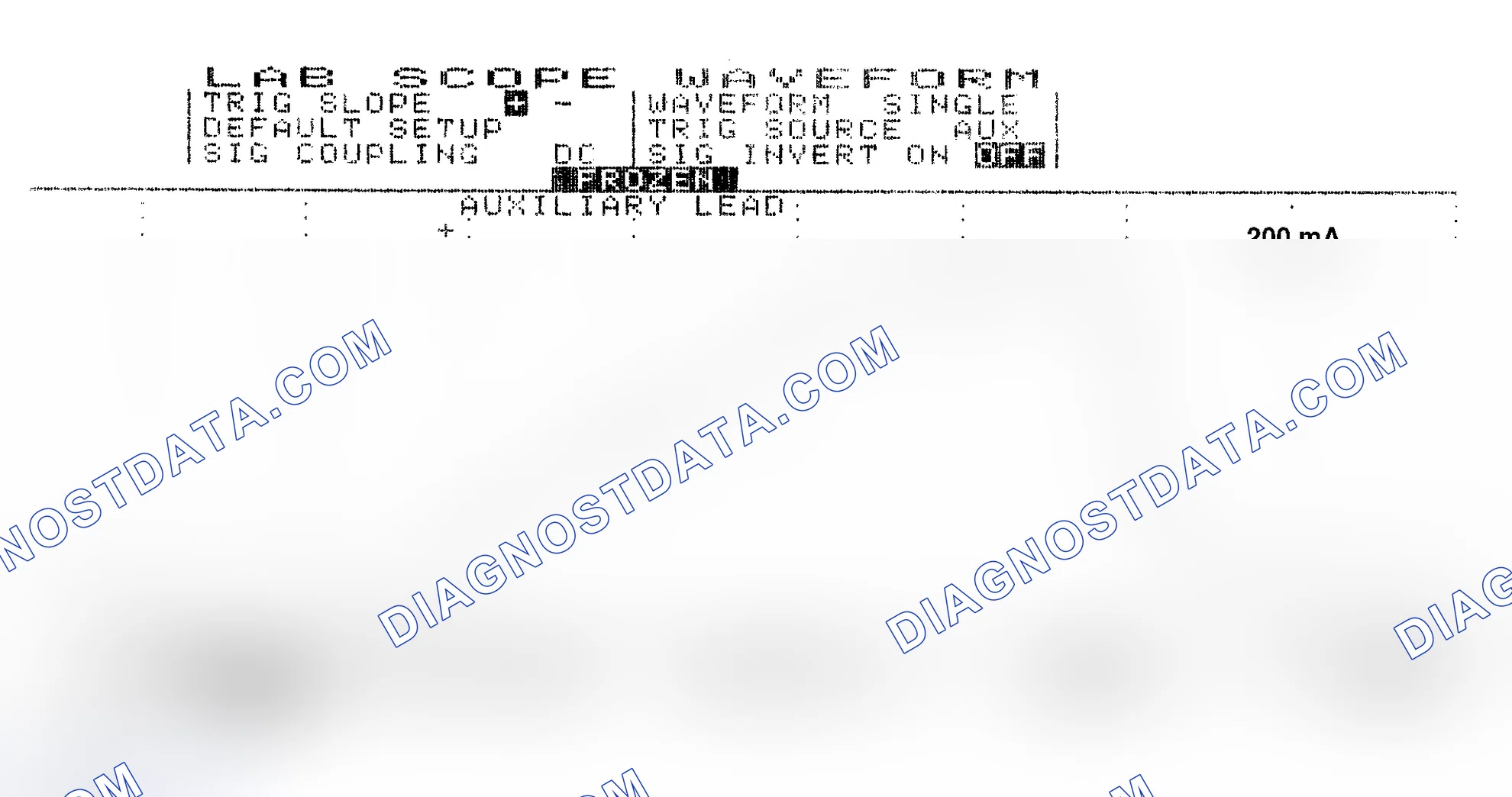 Scheme 13: Single Injector w/Normal Current Flow - Current Pattern