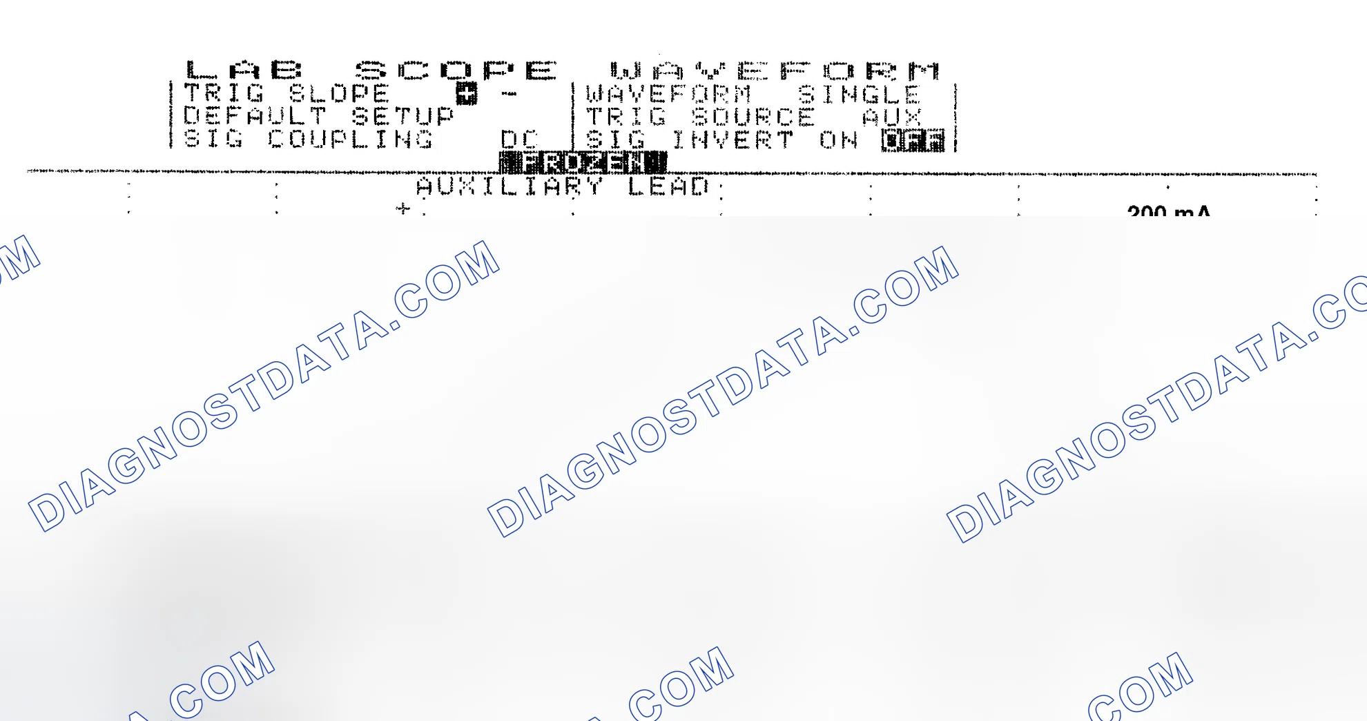 Scheme 13: Single Injector w/Normal Current Flow - Current Pattern