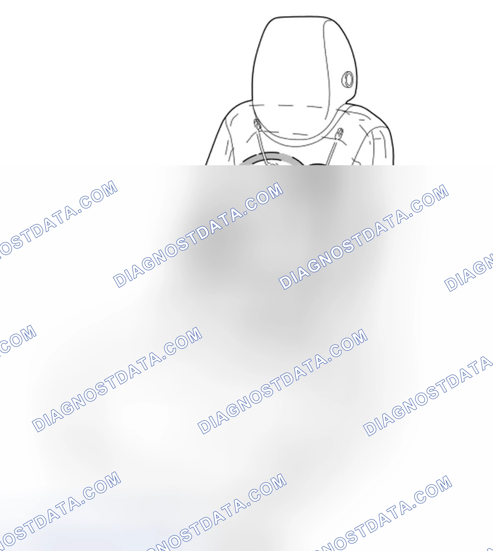 Scheme 1: Removing motor for lumbar adjustment