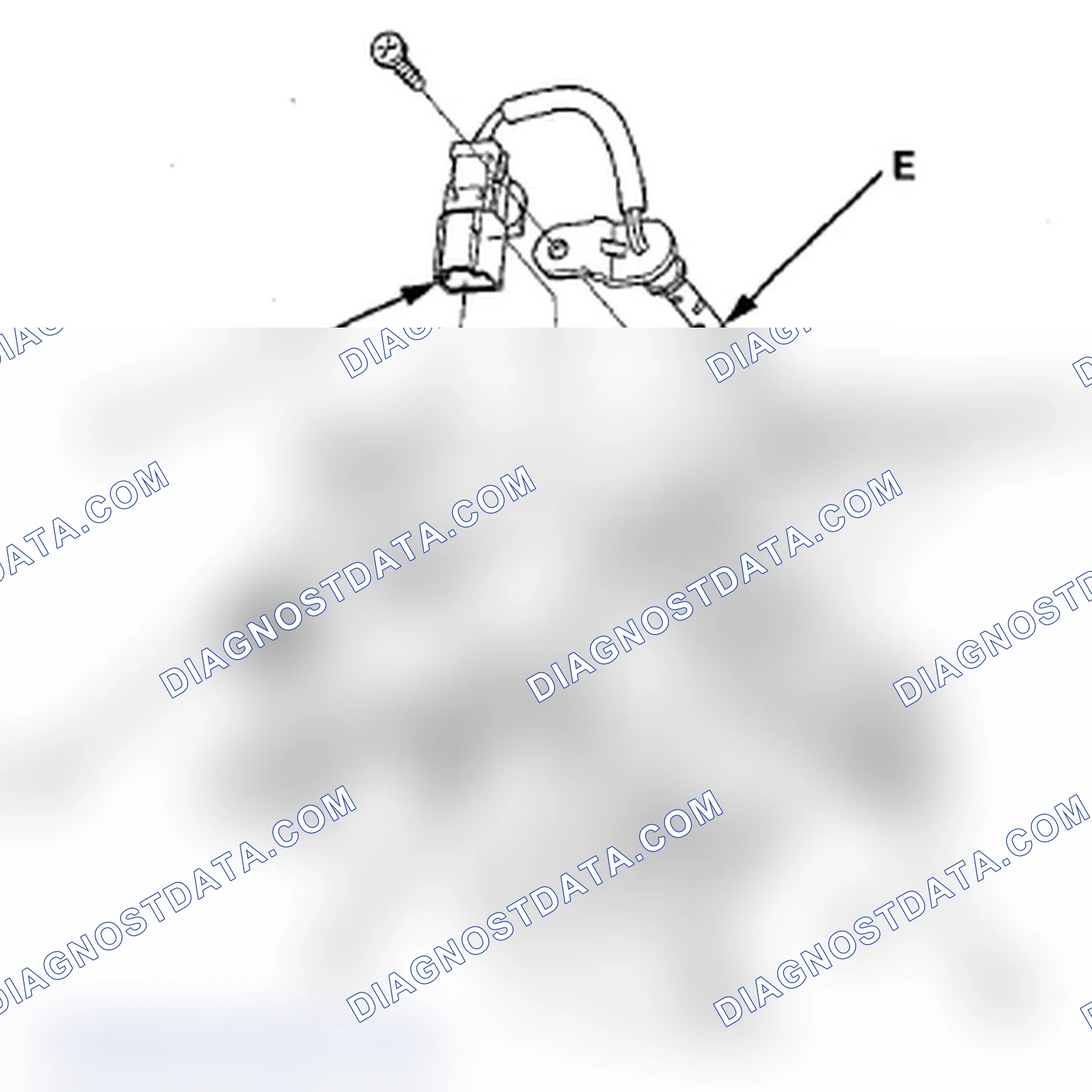 Scheme 253: Evaporator Temperature Sensor Replacement