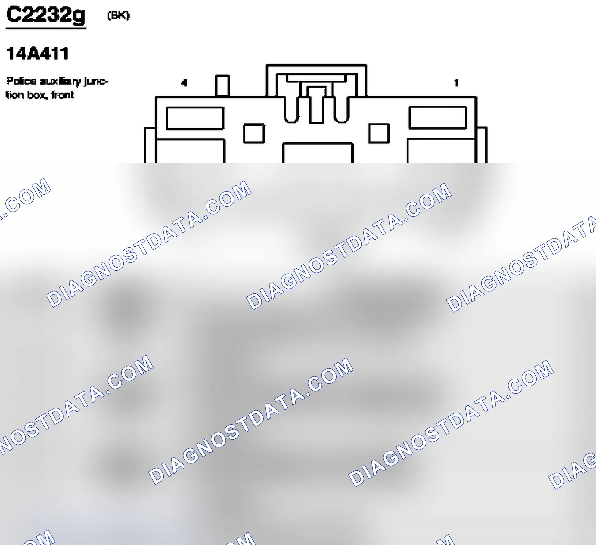 Scheme 353: Identifying Connectors C2232g, C3014 & C3015