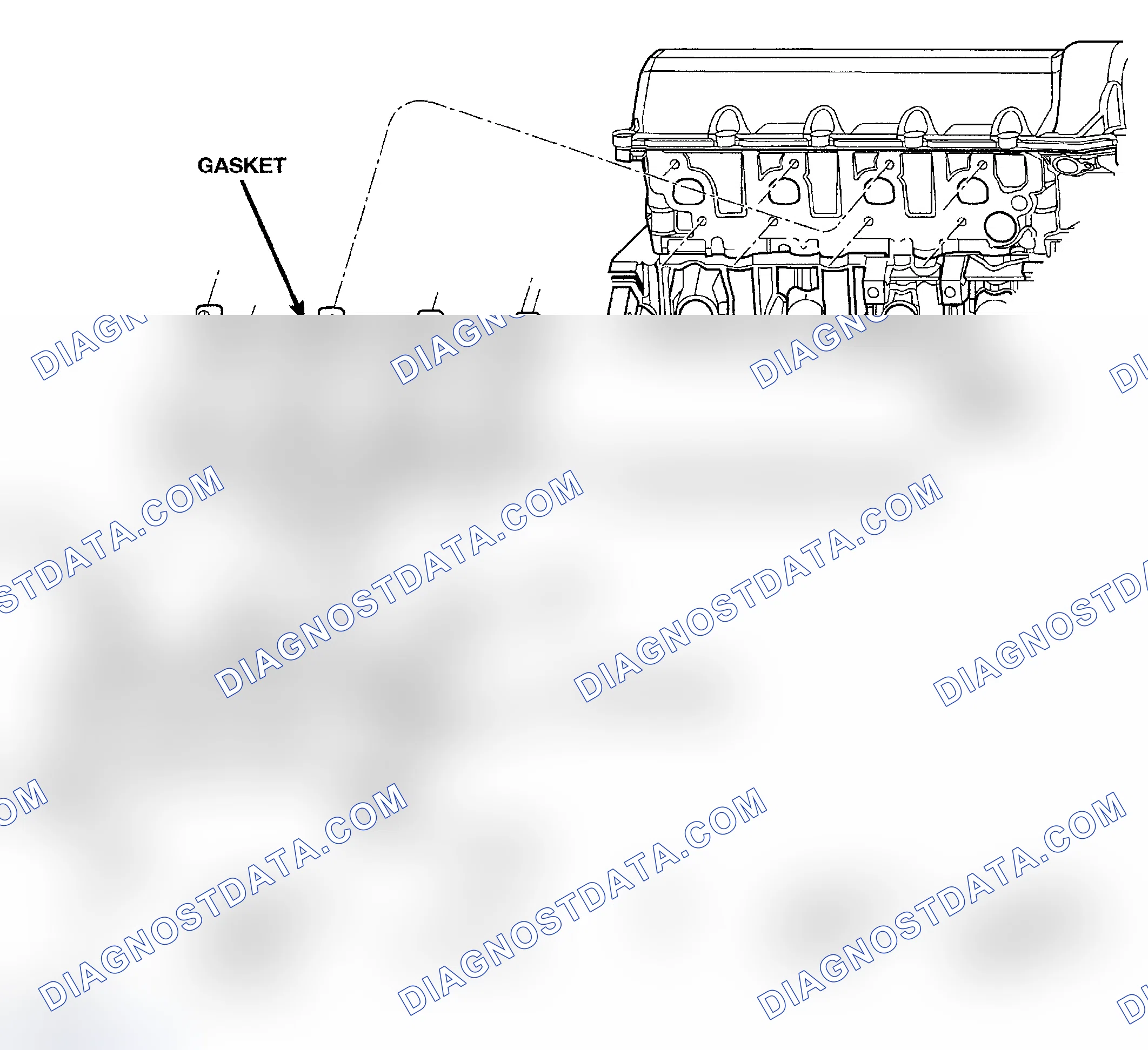 Scheme 308: RIGHT EXHAUST MANIFOLD